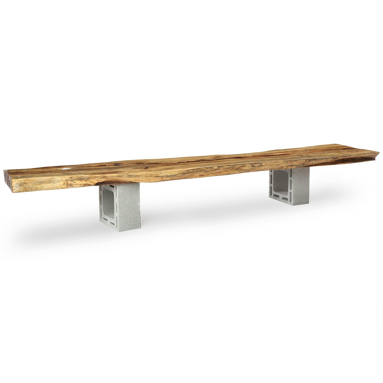 Live Edge Slab Bench