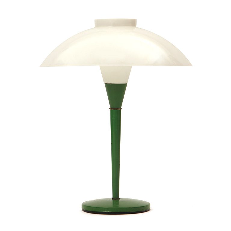 Green Pedestal Desk Lamp