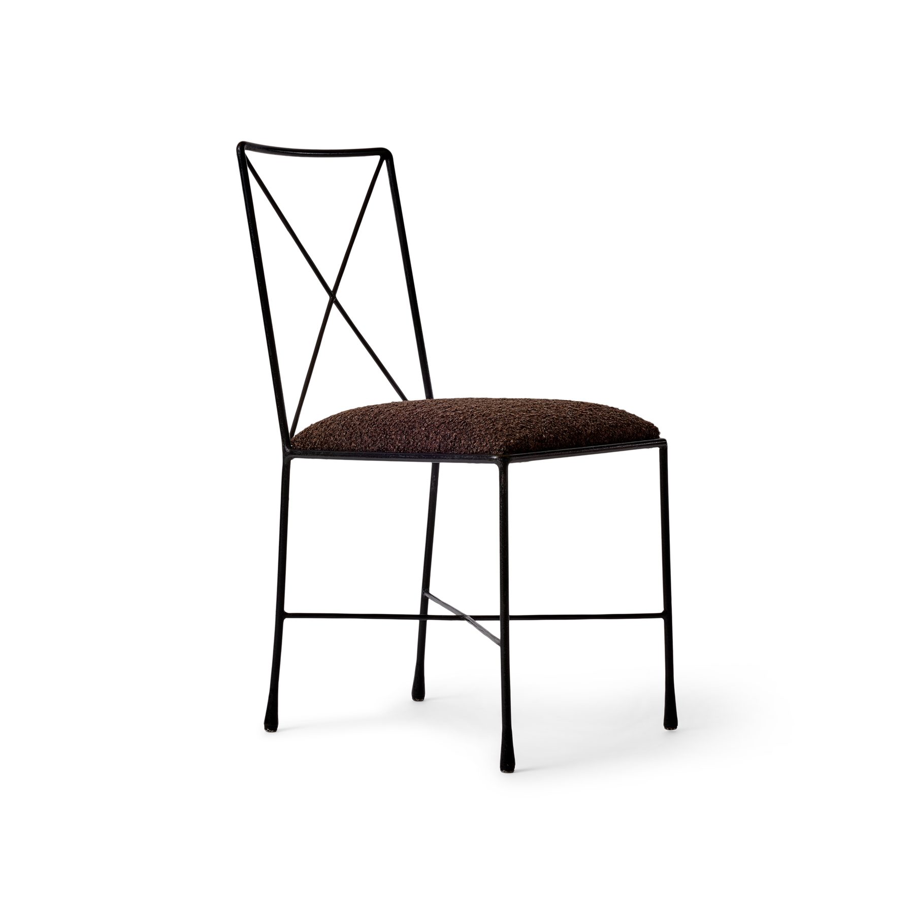 Avard 'X' Back Iron Side Chair