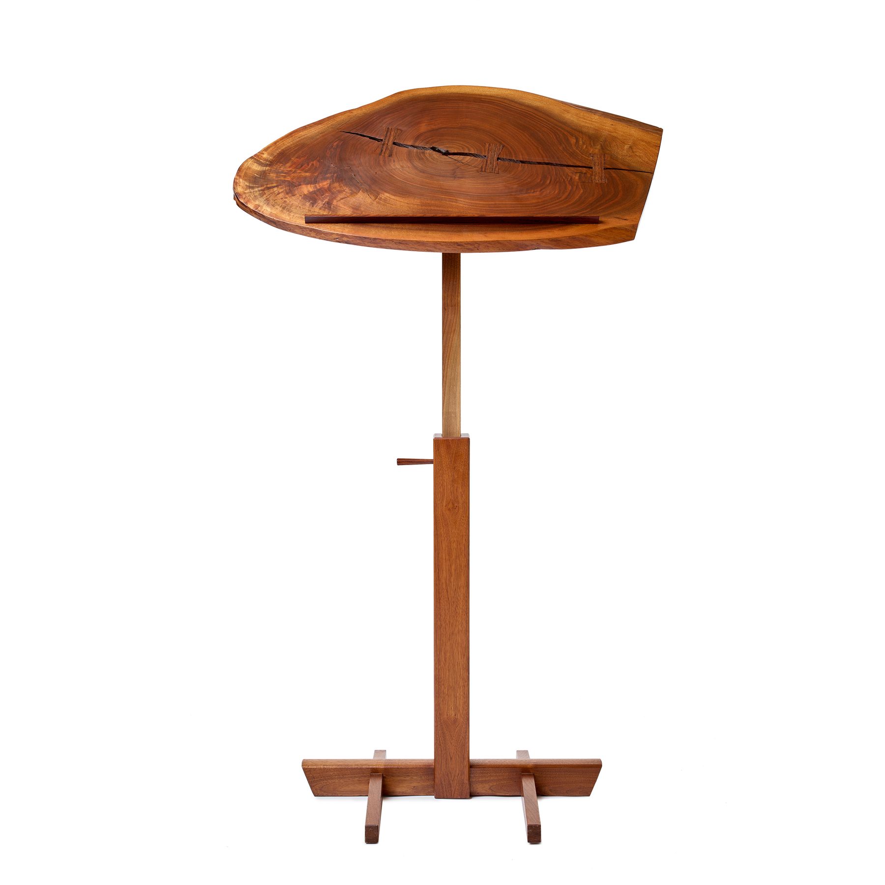 Signed Music Stand in Walnut