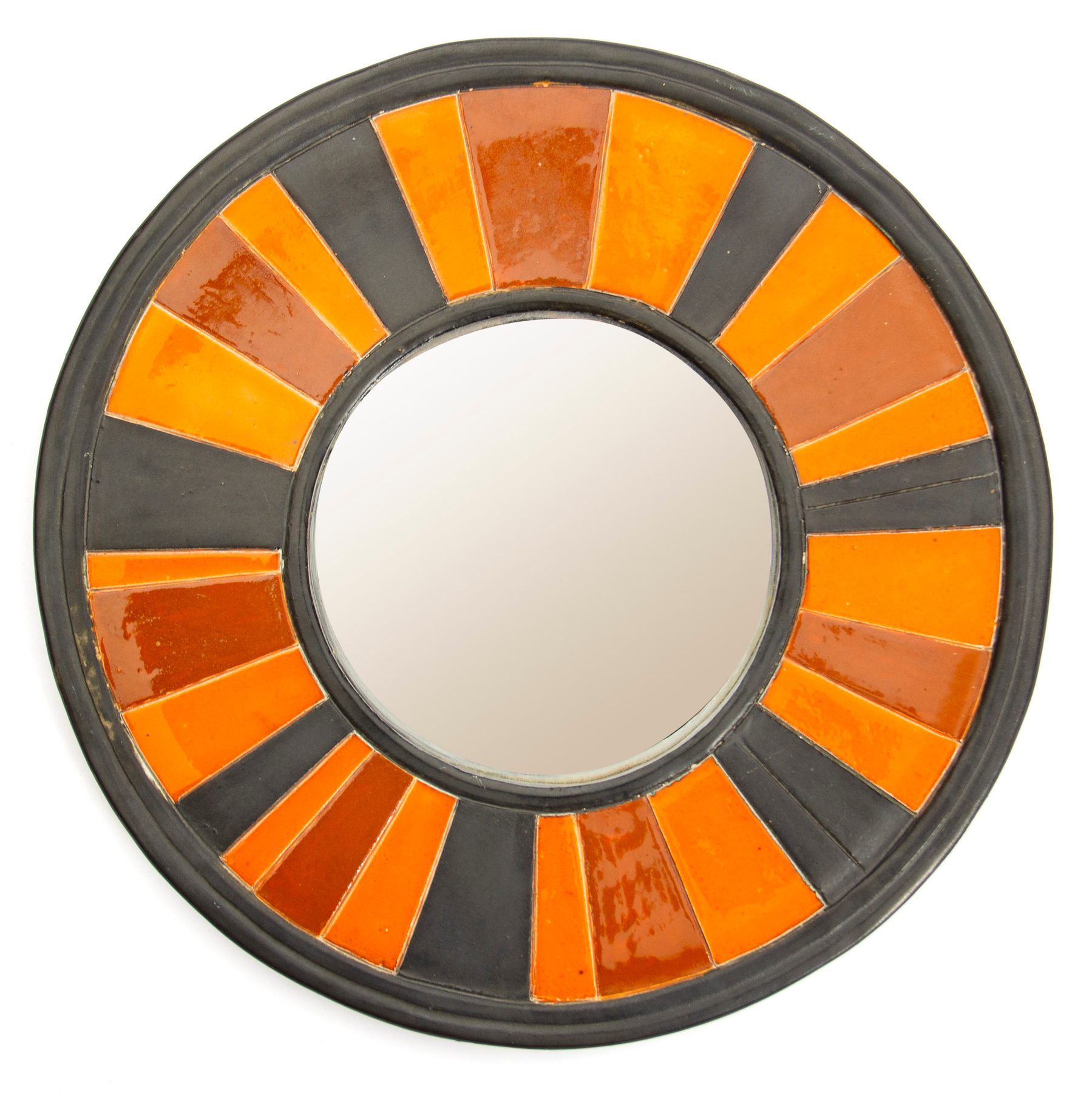Ceramic Framed Mirror