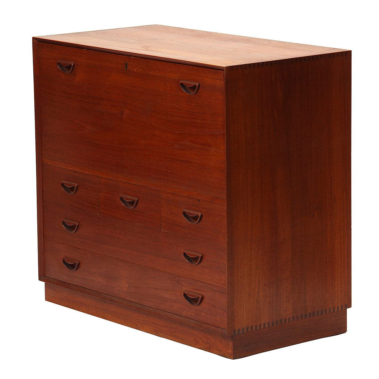 A Solid Teak Drawer Cabinet