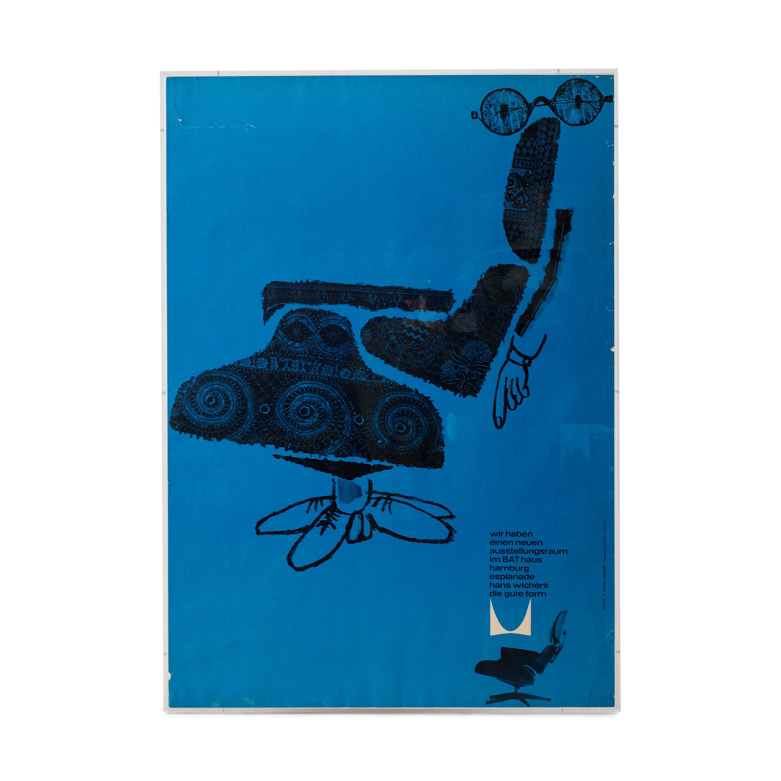 Eames 670 Lounge Chair vintage poster