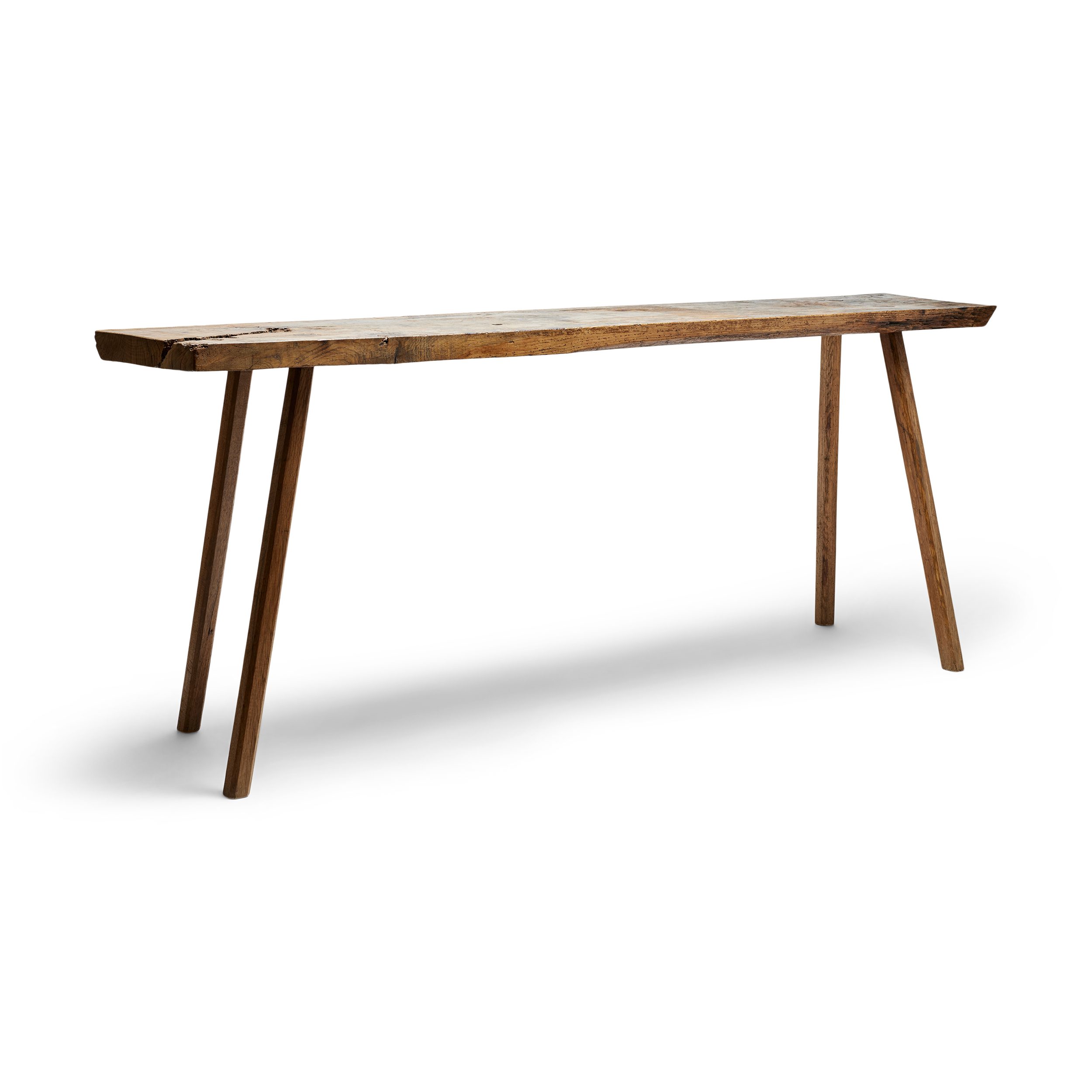 Primitive Wood Console