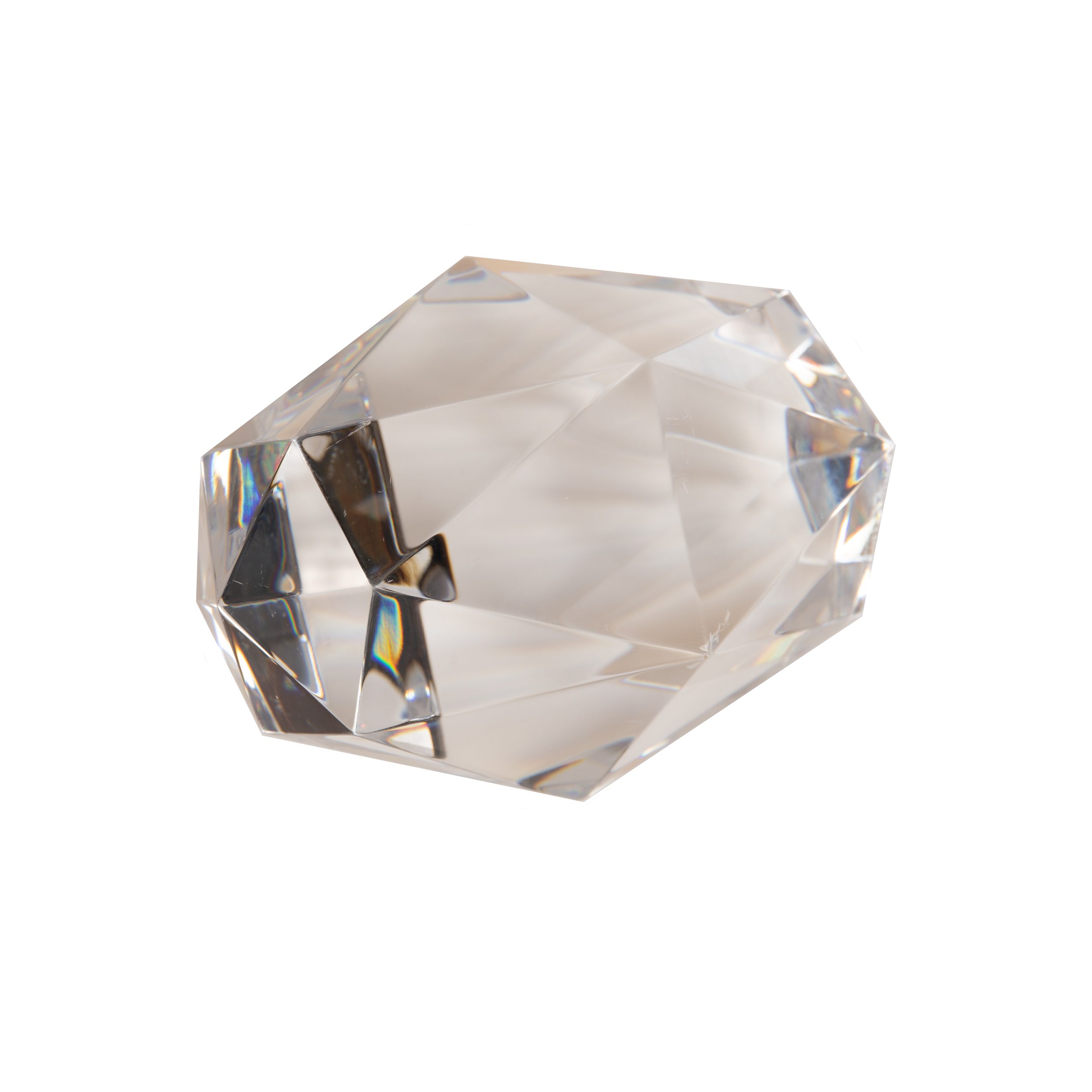Hexatriacontagon Shaped Glass Sculpture