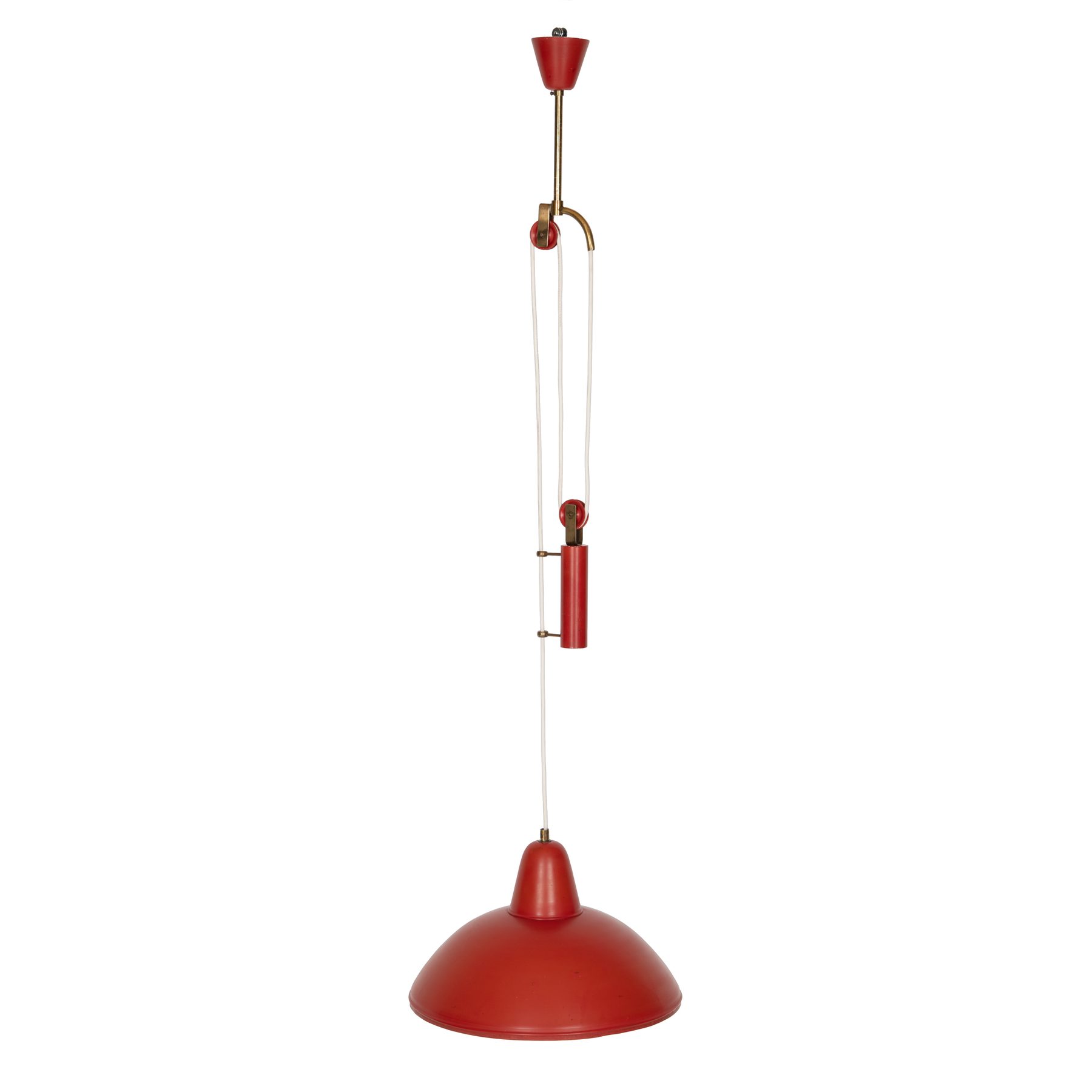 Hanging Lamp with Pulley System