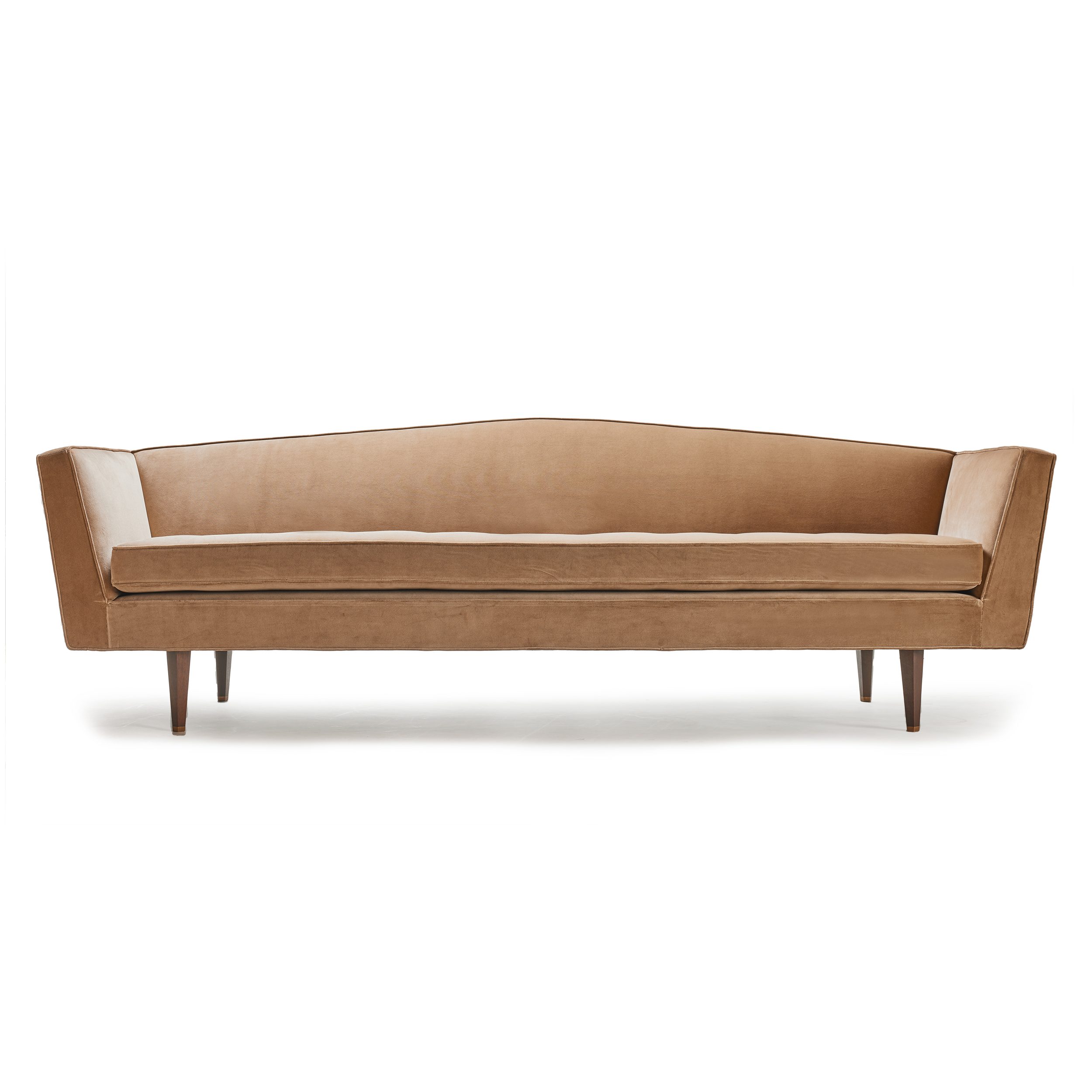 Rare Angled Back Tailored Sofa