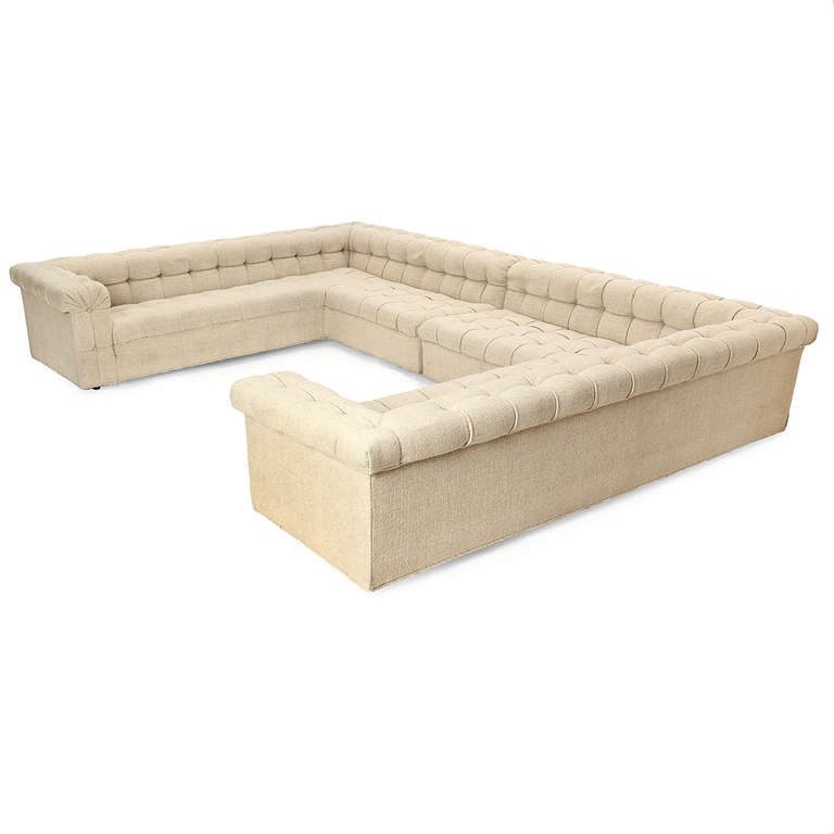 Unique 3 Side 'Party' Chesterfield Sofa