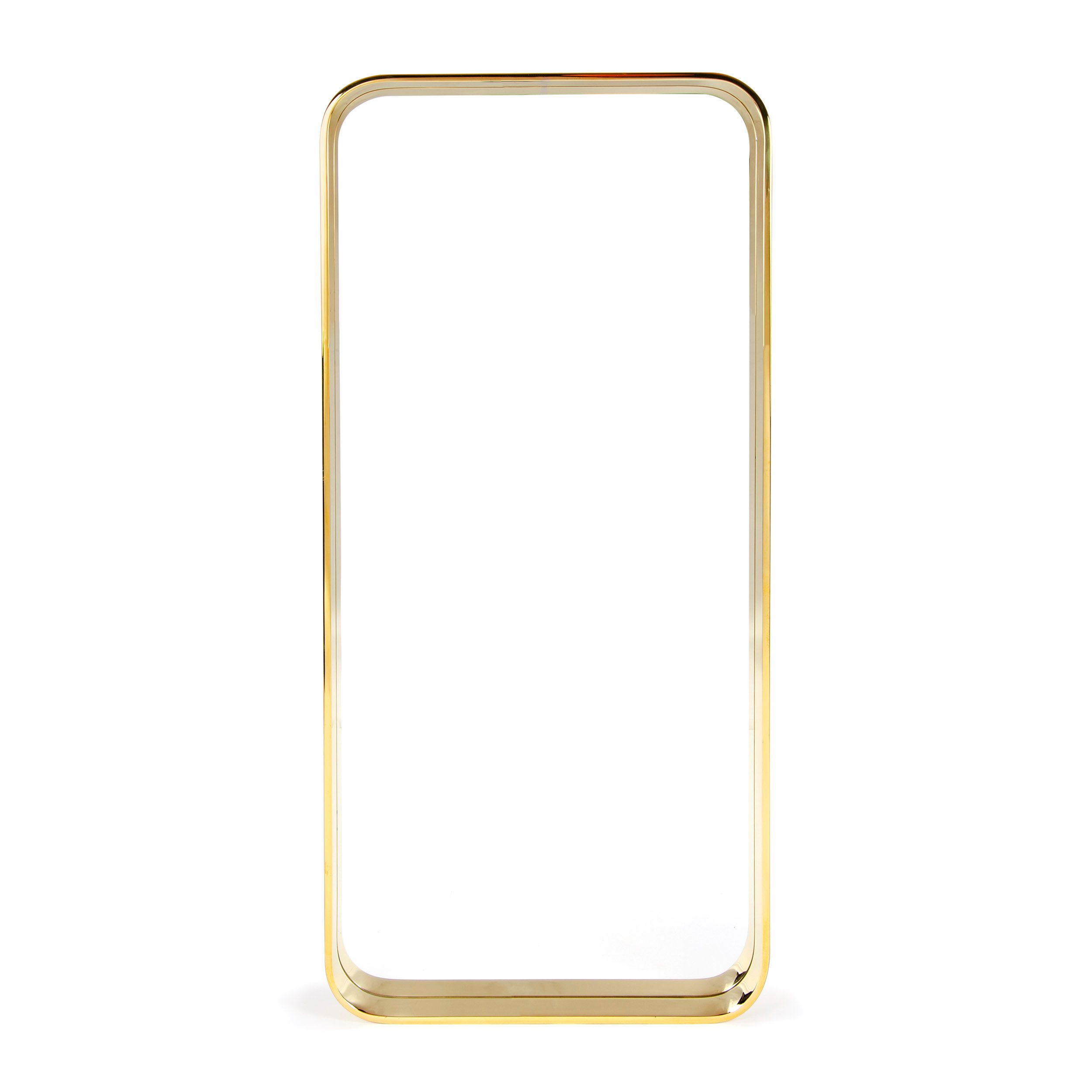 Soft Rectangle Wall Mirror in Bronze