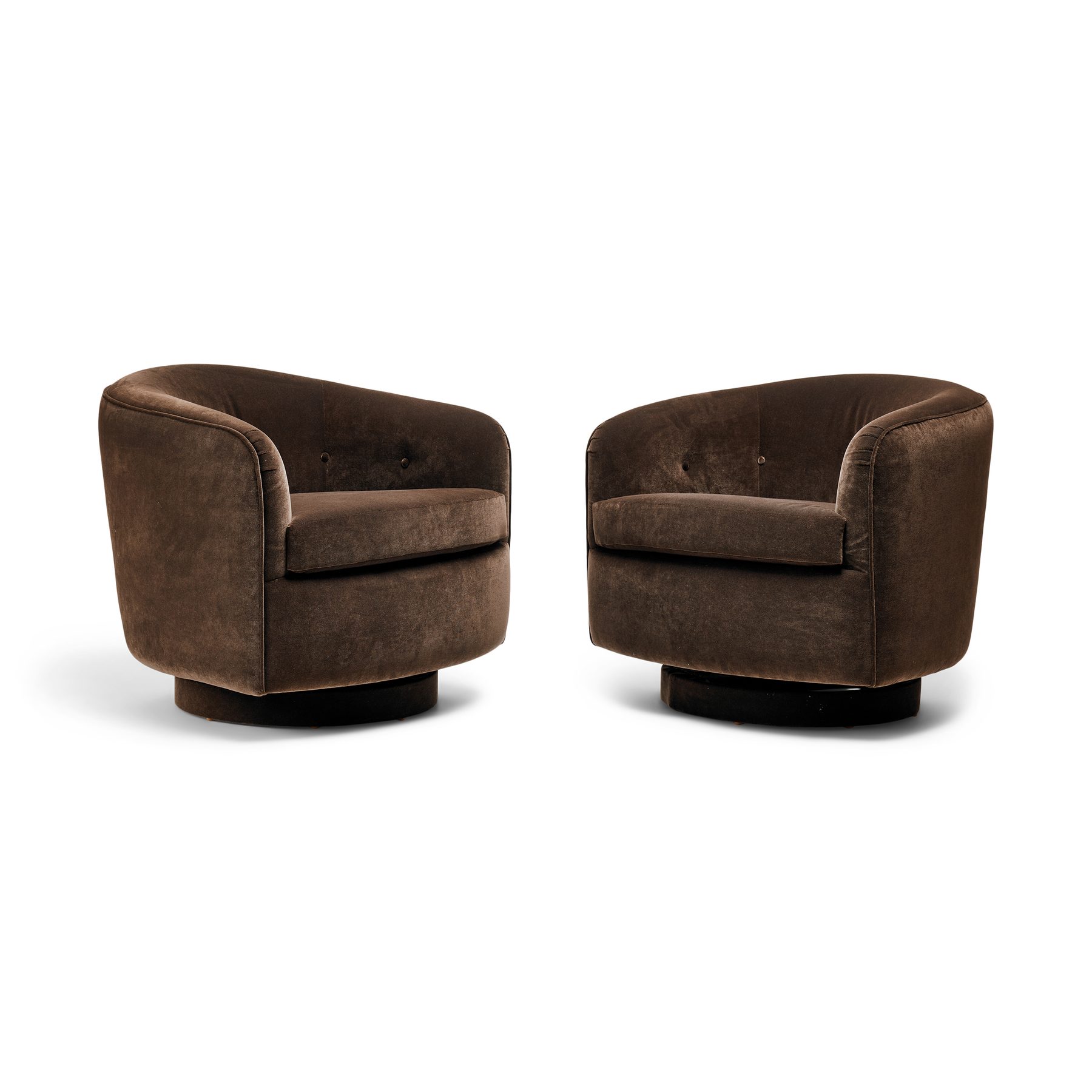 Swiveling Armchairs