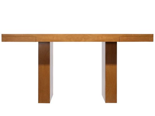 Double Drawer Slab Desk