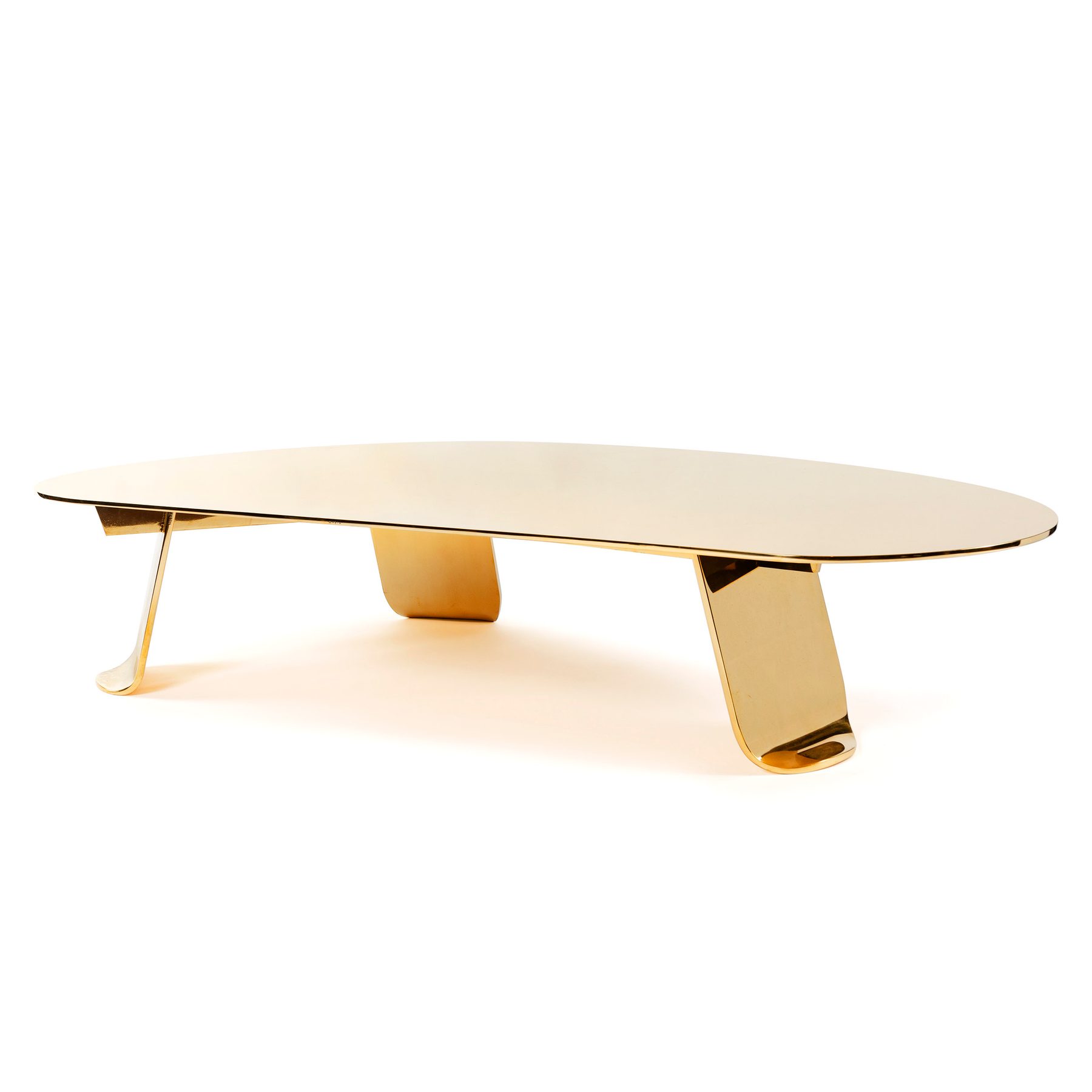 Chrysalis No. 1 Low Table in Polished Bronze