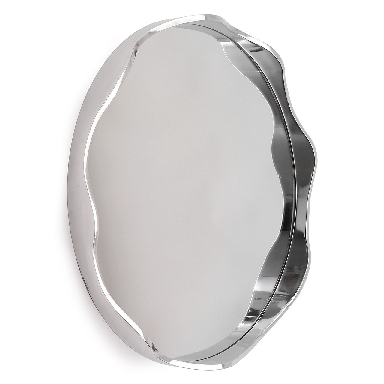 Wave Edged Wall Mirror