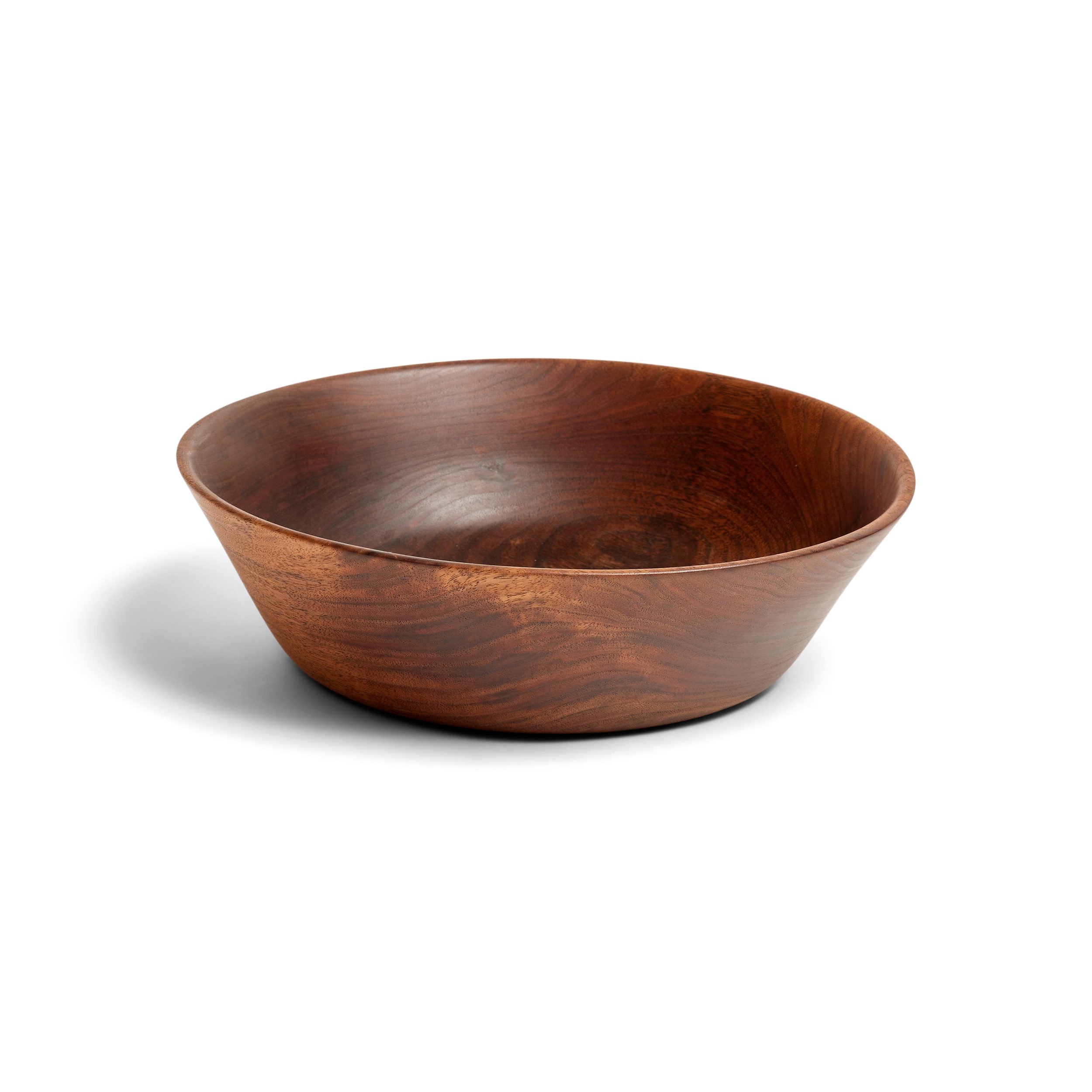 Turned Walnut Wood Bowl