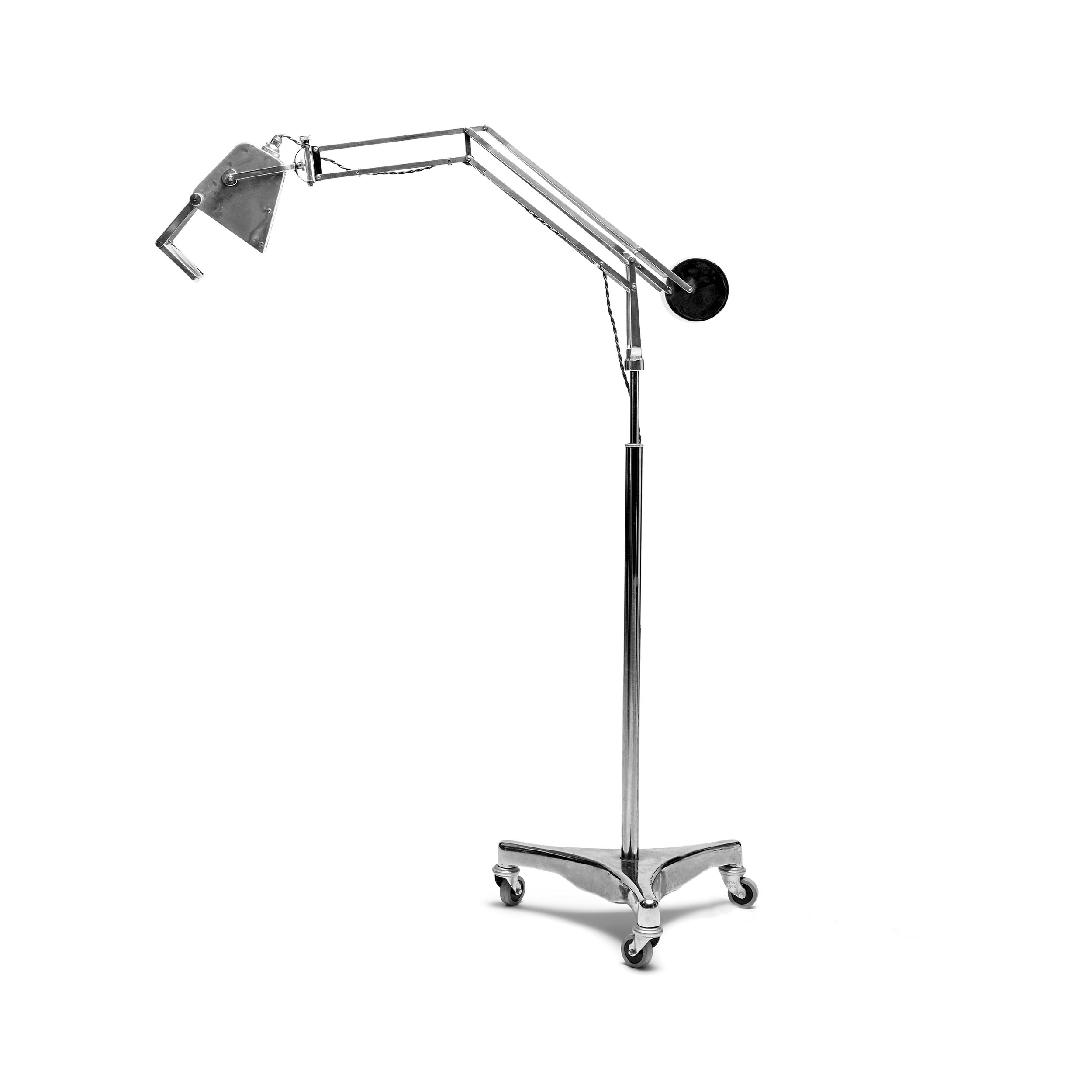 Rolling Task Floor Lamp