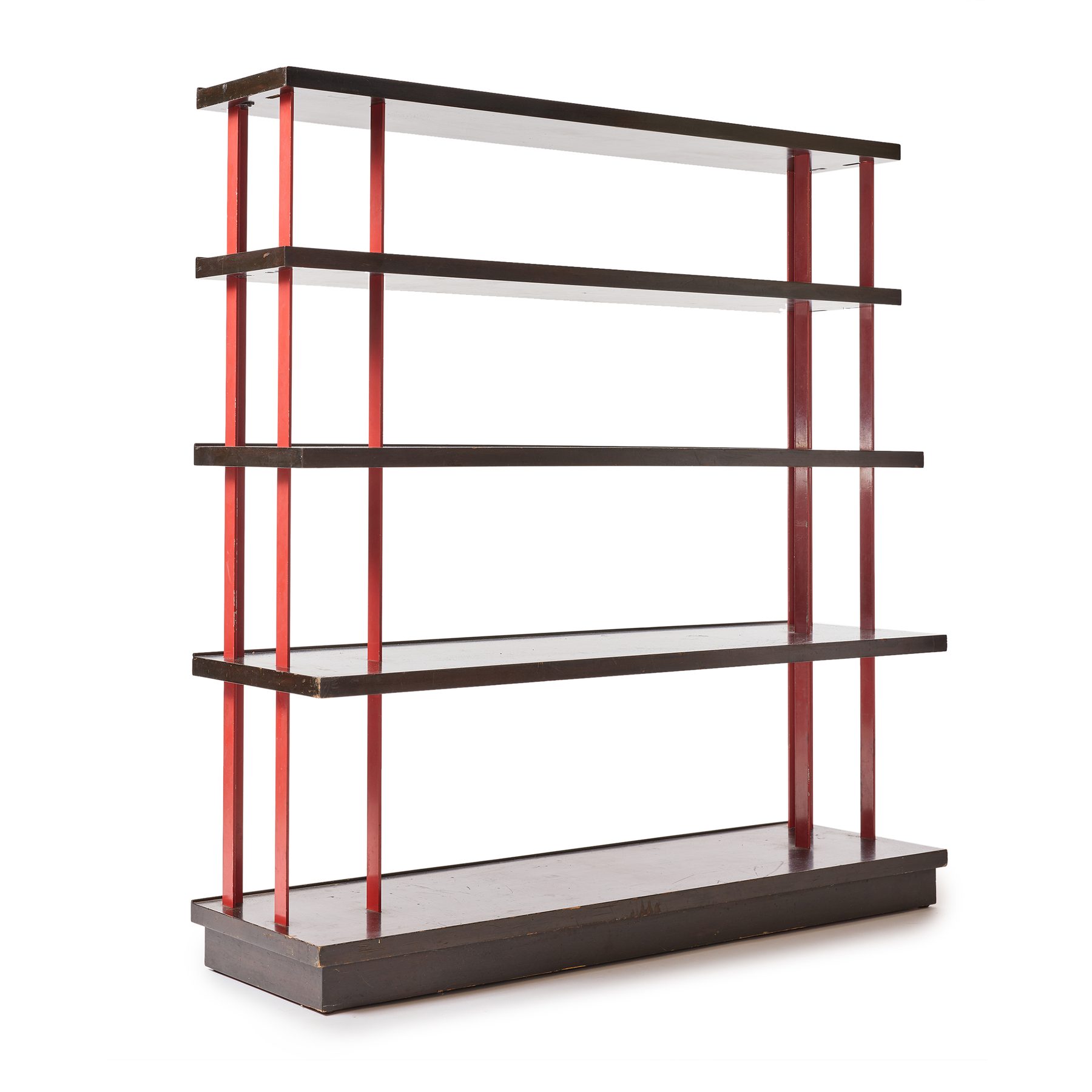 Steel and Mahogany Bookcase model 4568