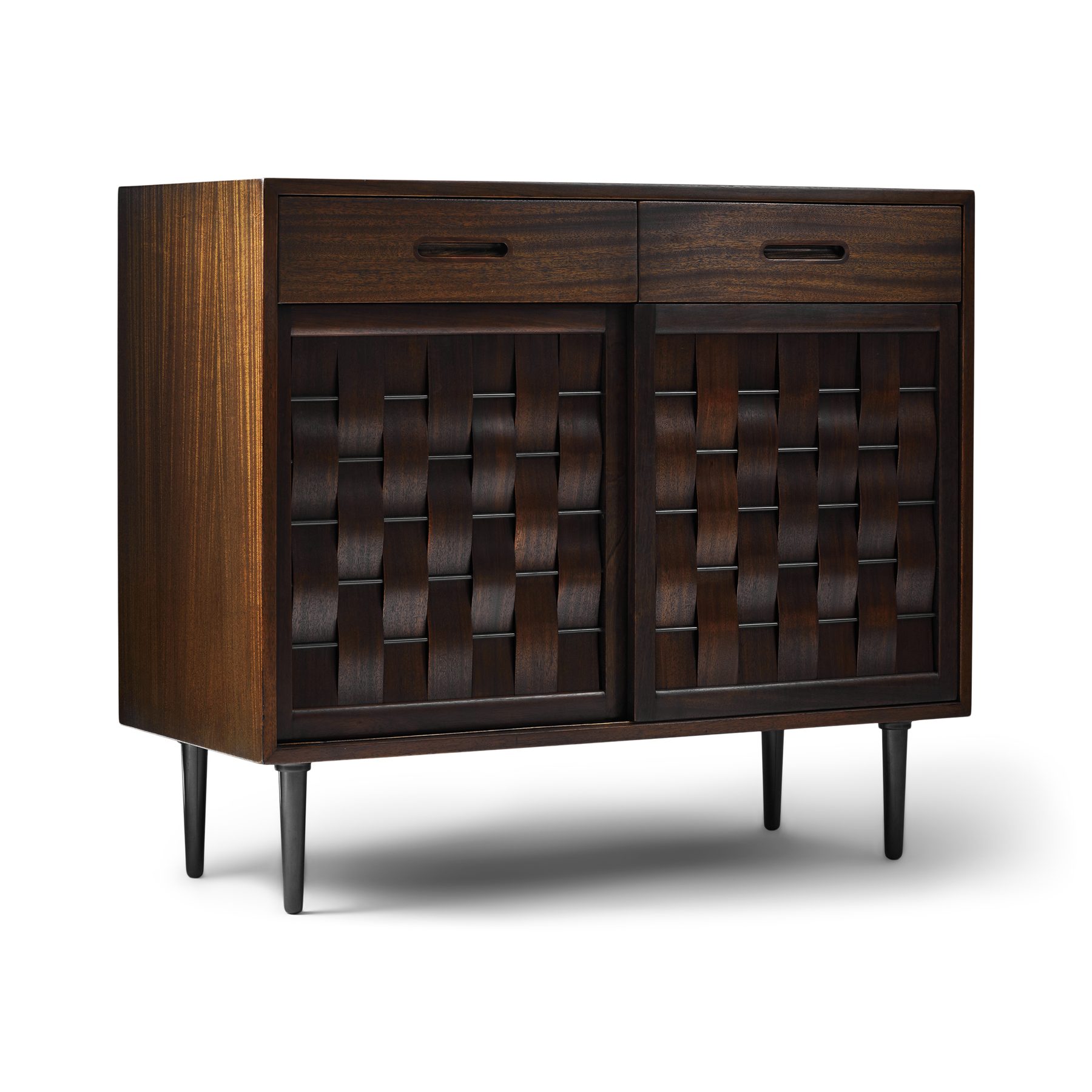 Woven Front Cabinet