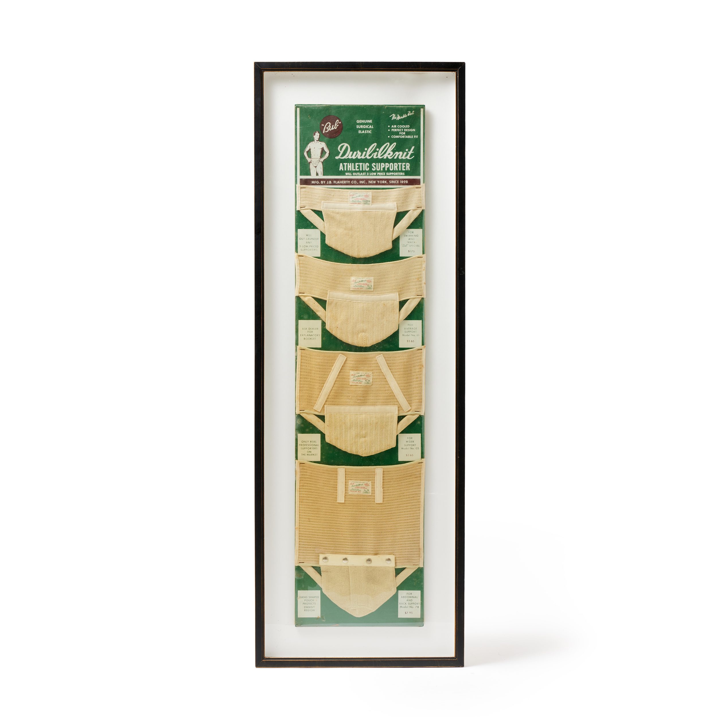 Original Duribilknit Athletic Supporter Merchandising Display
