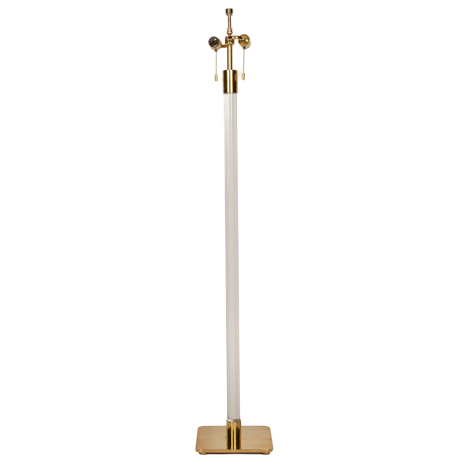 Glass Column Floor Lamp