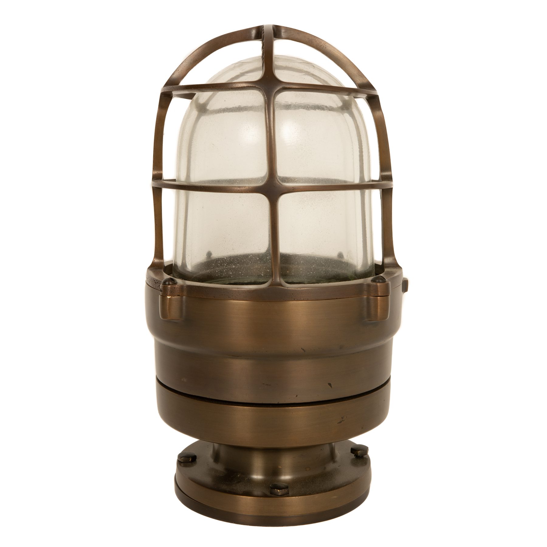 Bronze Flush Mount Industrial Light Fixture