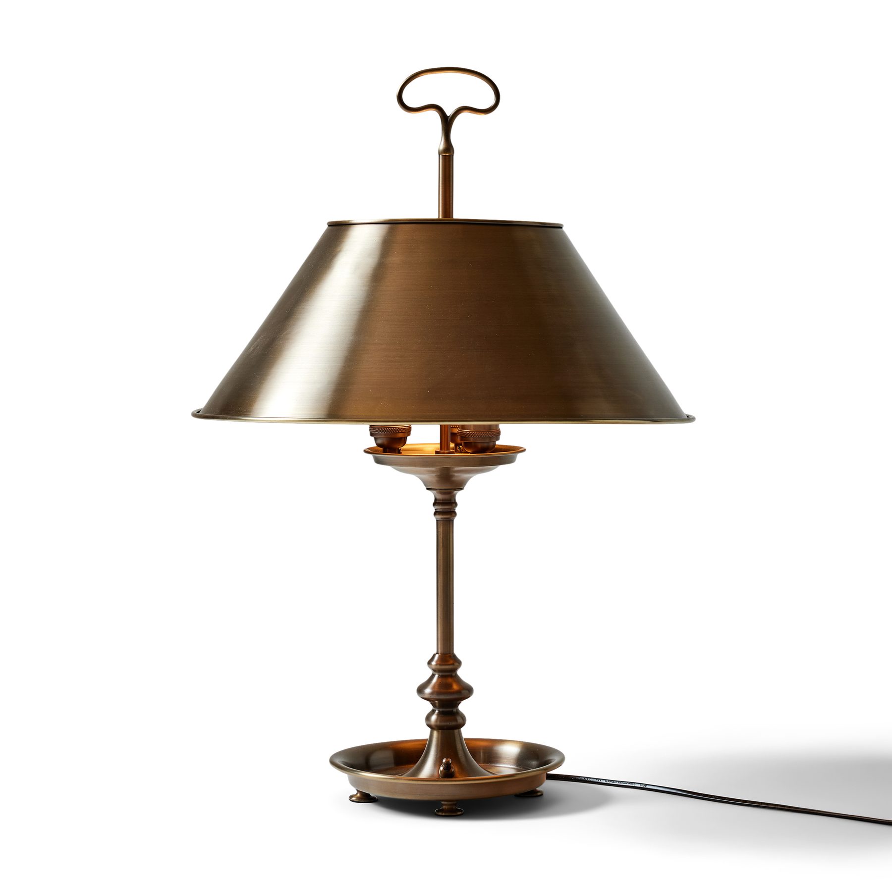 Bronze Candlestick Table Lamp