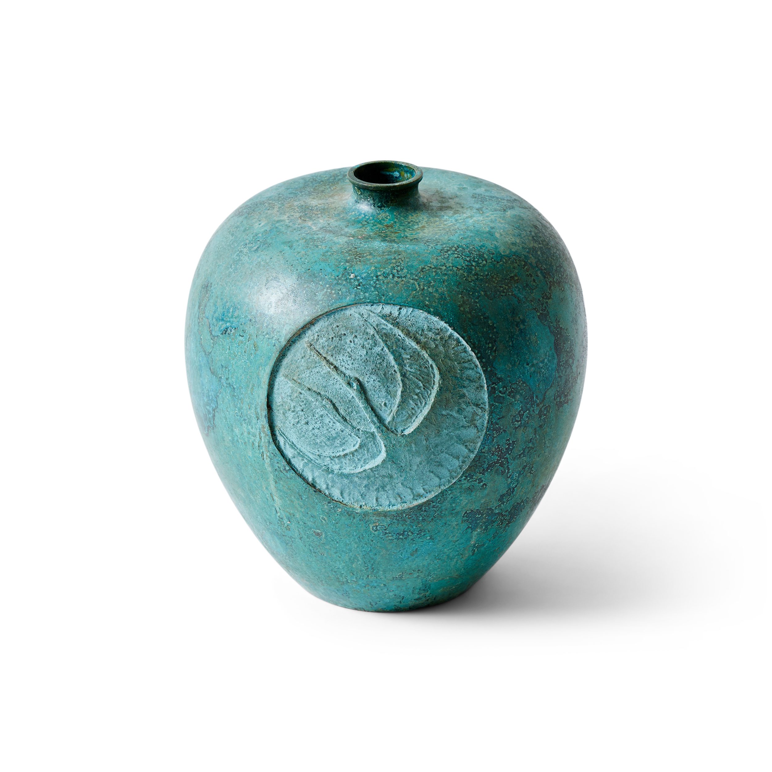 Ritual Bronze Ikebana Vase