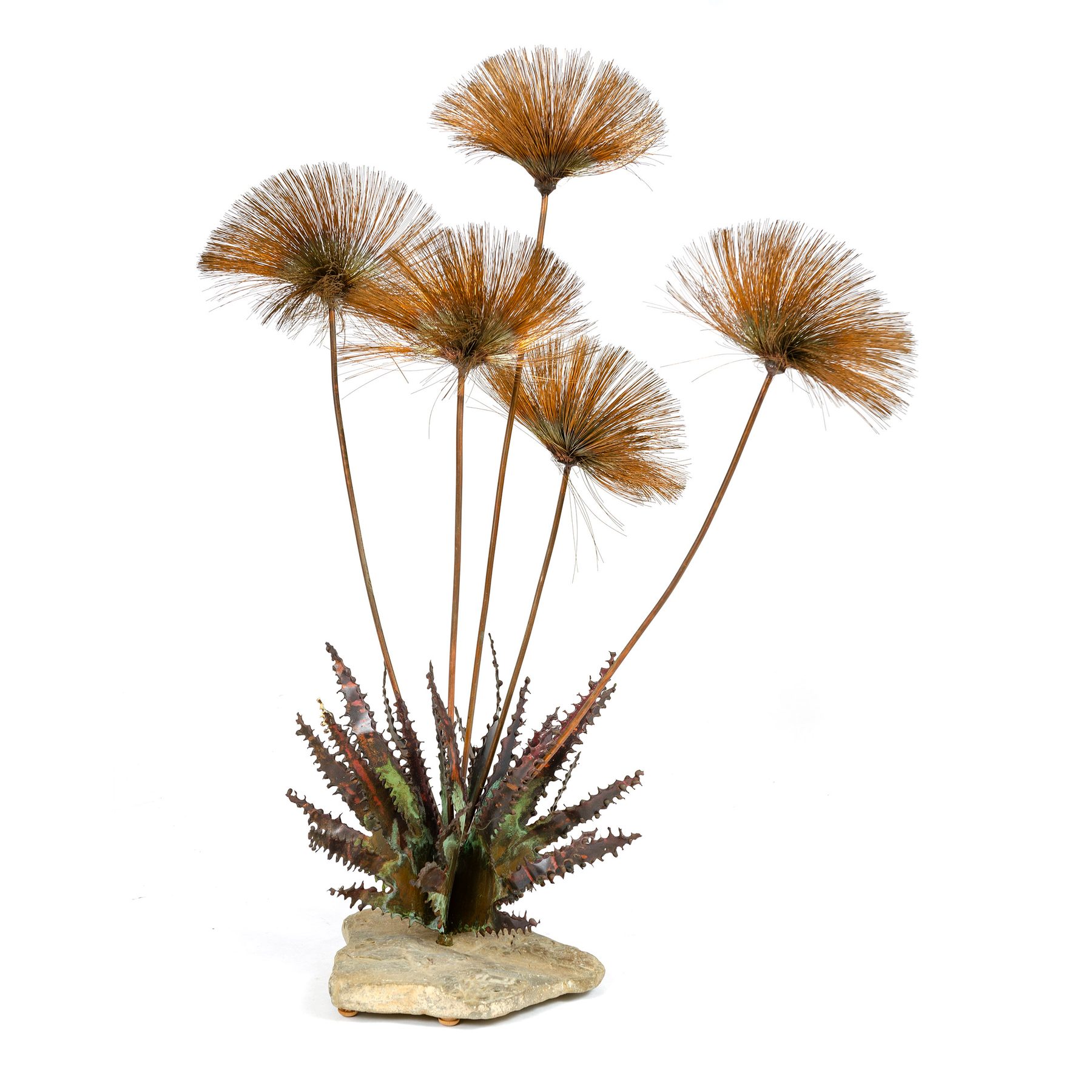 Copper ‘Desert Flower’ Table Top Sculpture
