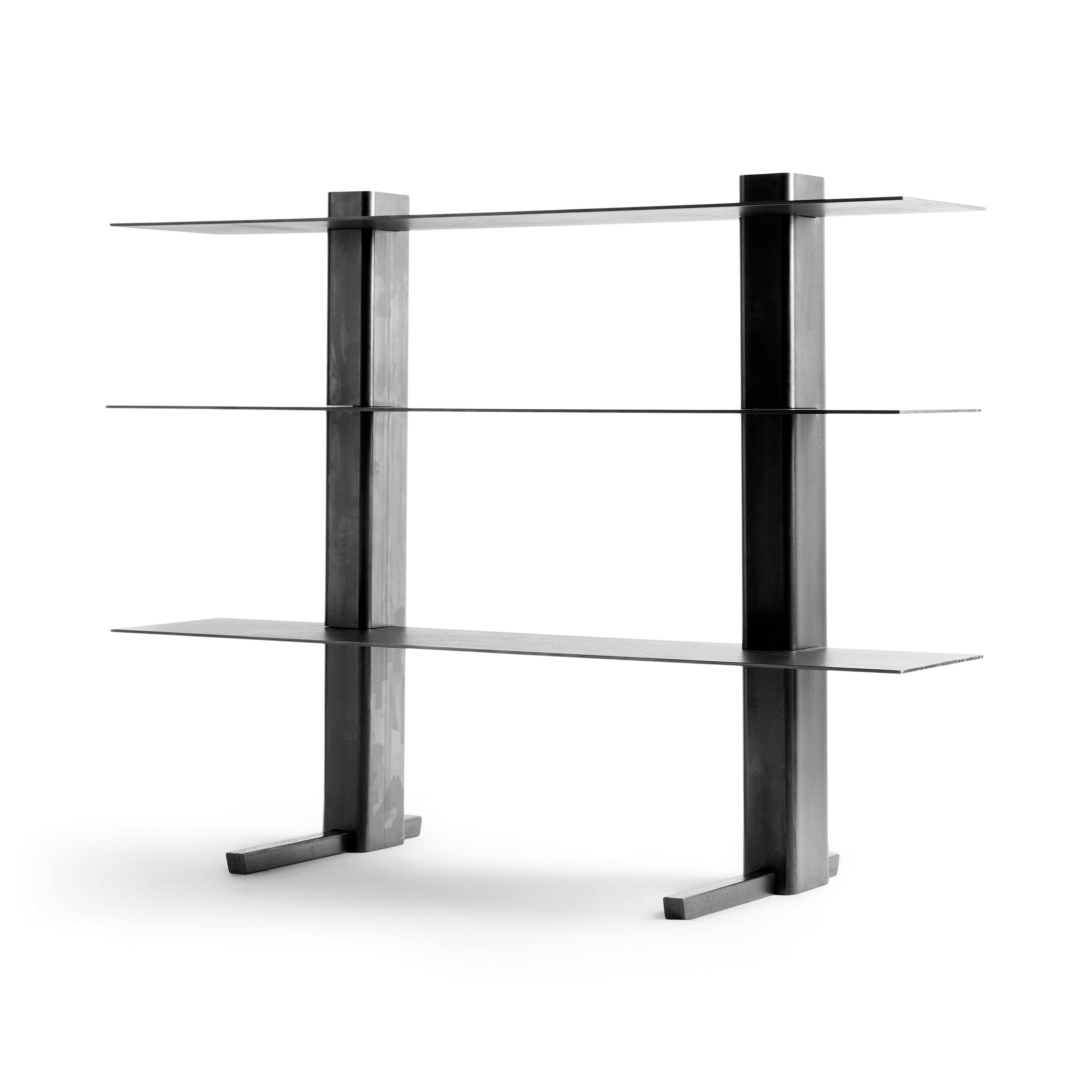 Steel Cantilevered Bookcase or Shelving