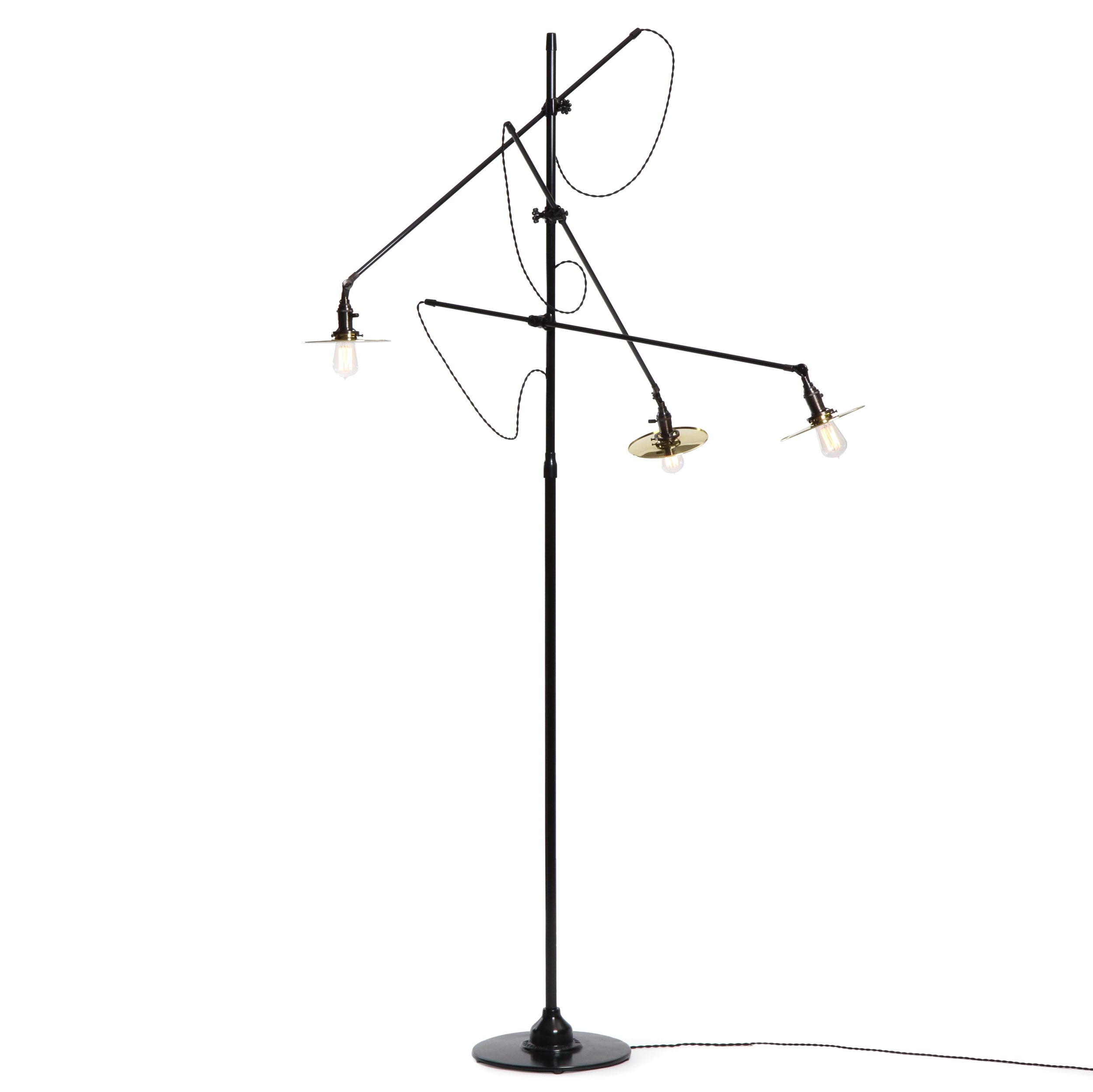 Adjustable 3 Arm Floor Lamp