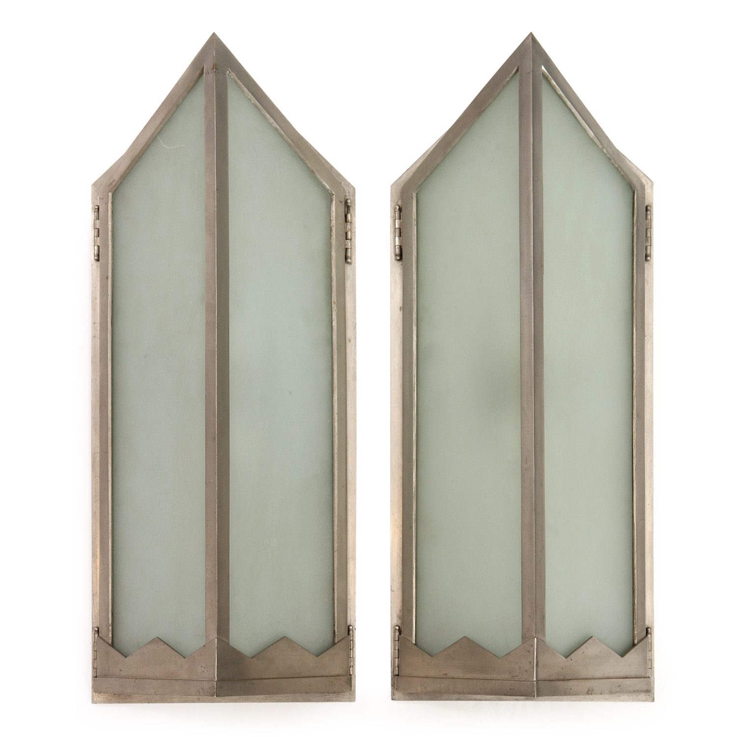 Impressive Original Art Deco Wall Lamps