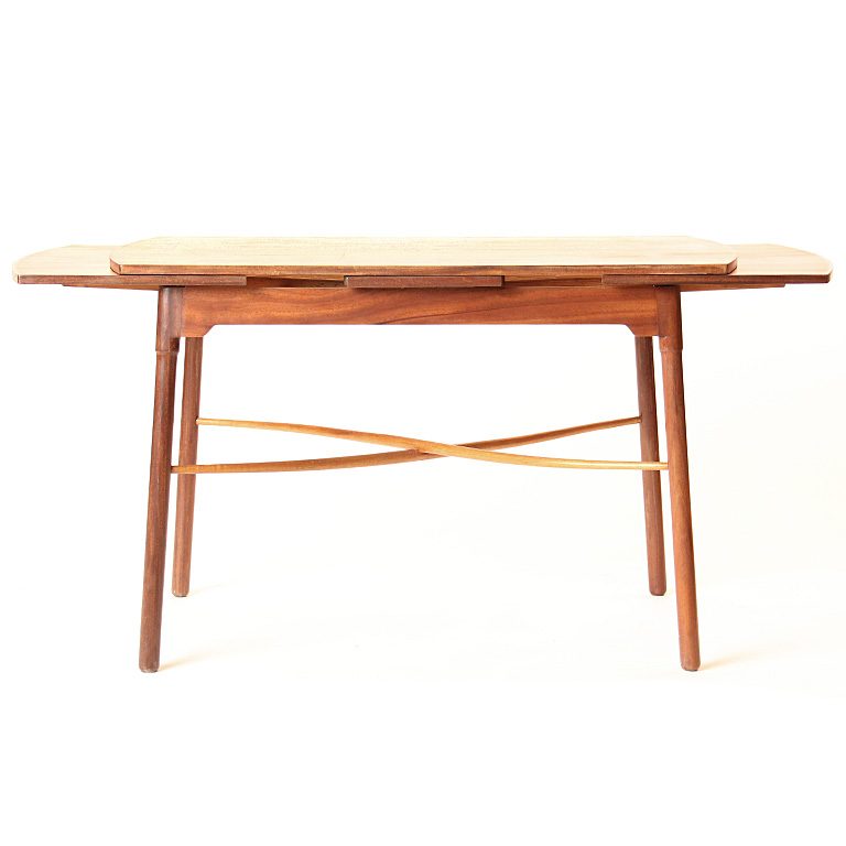 A Pair of End Tables with Extension Leafs