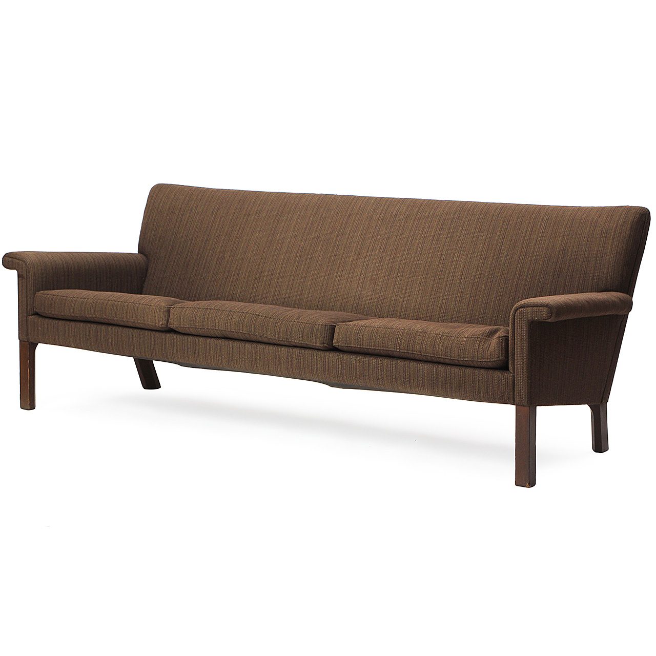 Superb Minimalist Curved Back, Low Slung Sofa