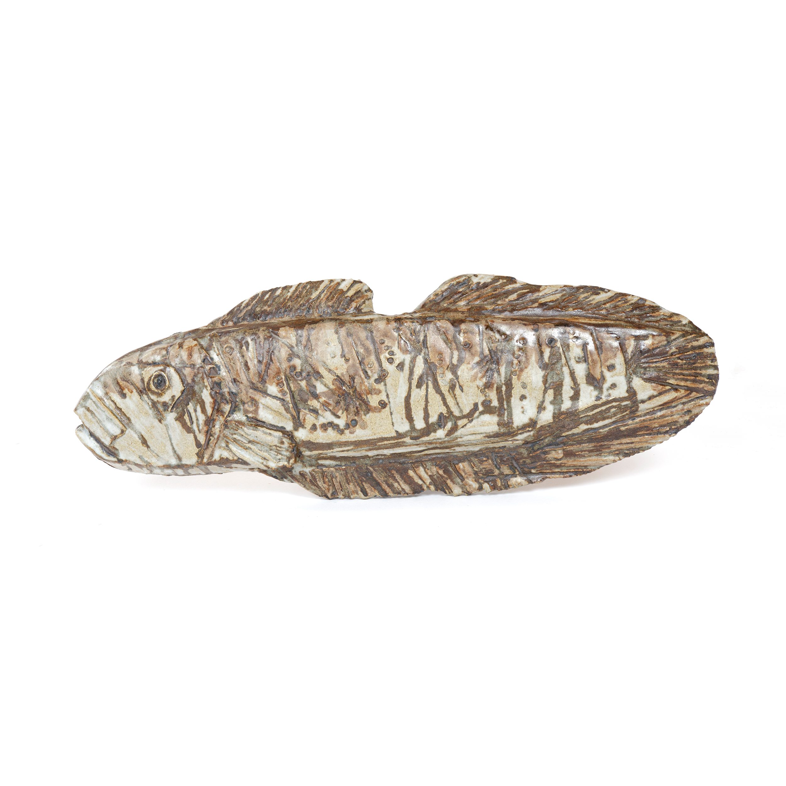 Fossilized Fish Sculpture
