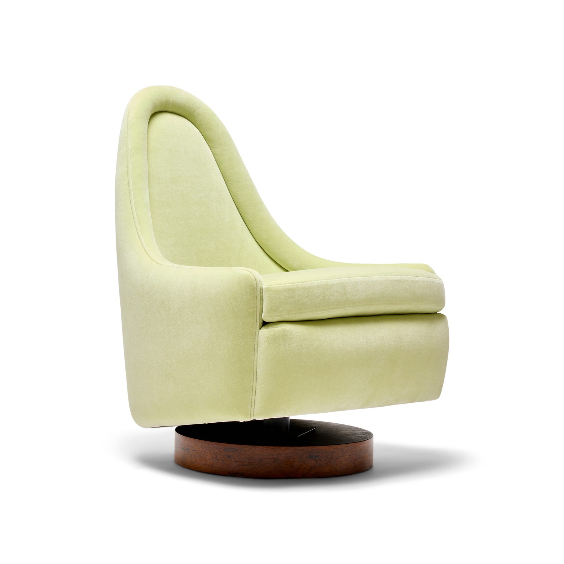 A Swivel Tilt and Rock Slipper Chair