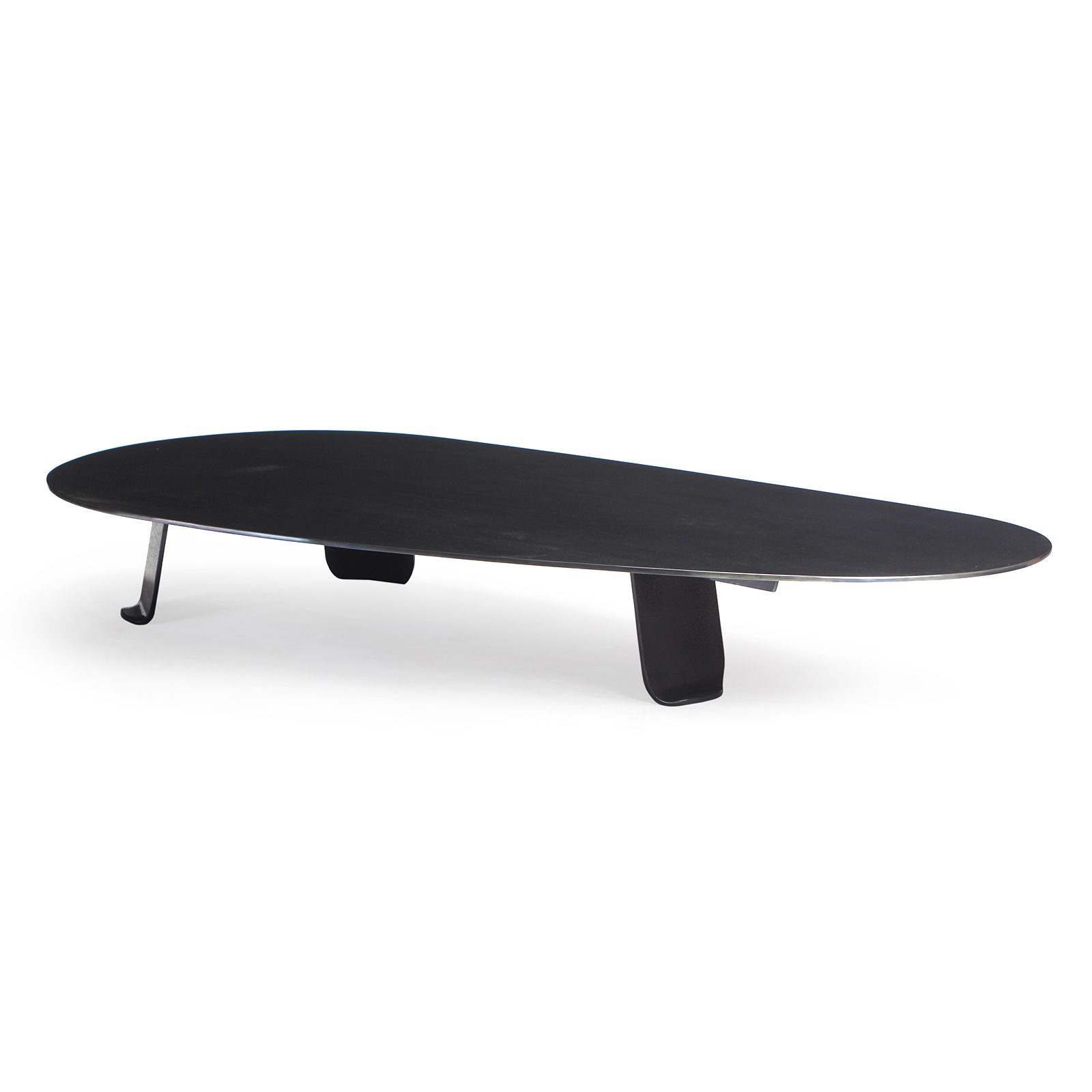 Chrysalis No. 1 Low Table in Blackened Steel
