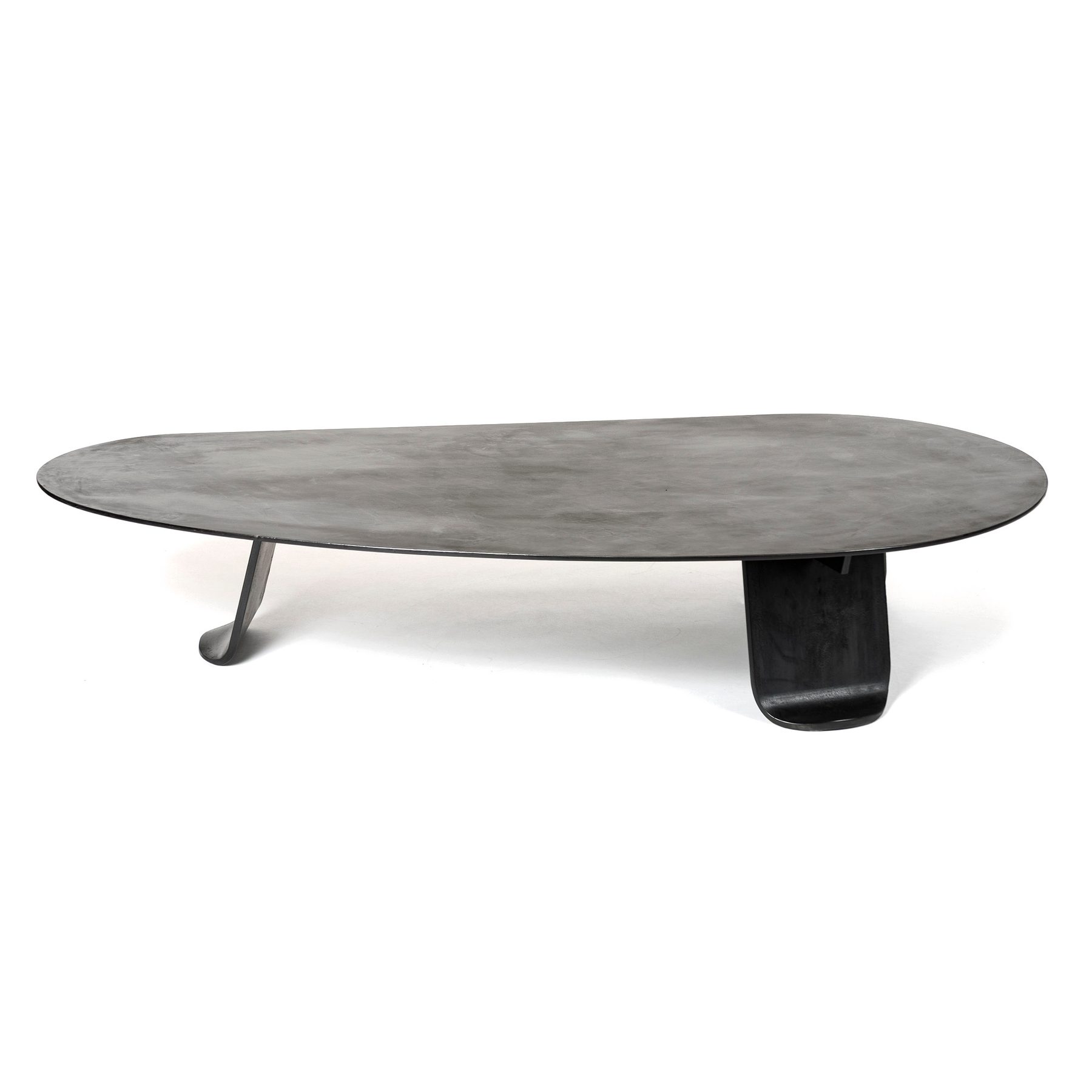 Chrysalis No. 1 Low Table in Blackened Steel