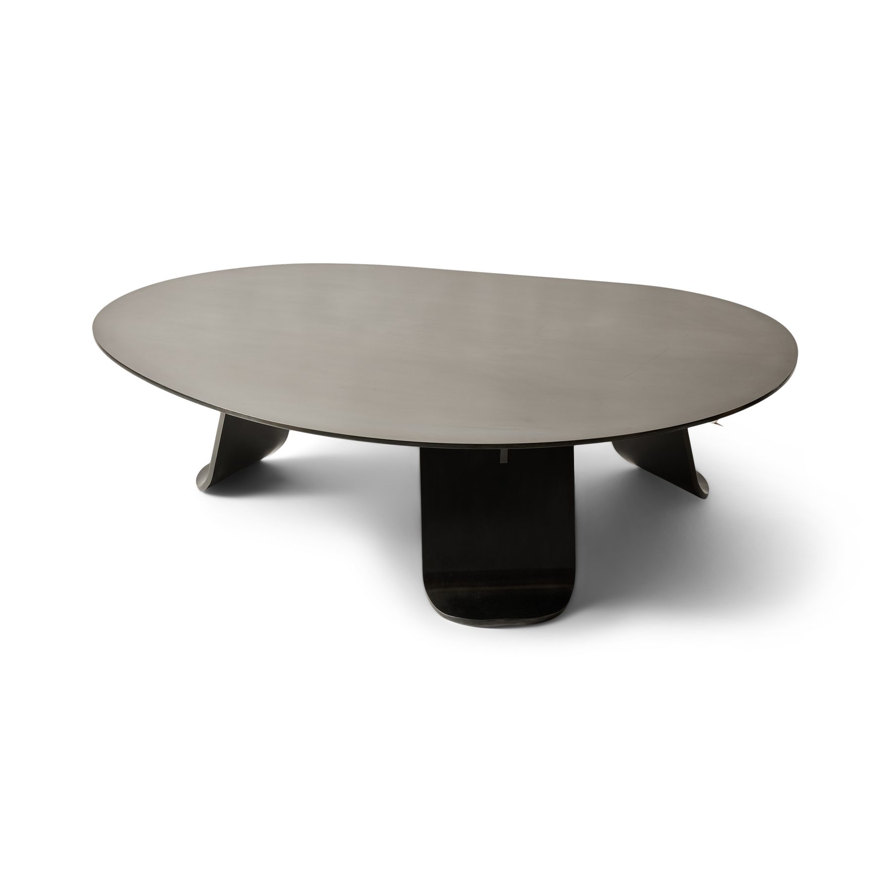 Chrysalis No. 2 Low Table in Blackened Steel