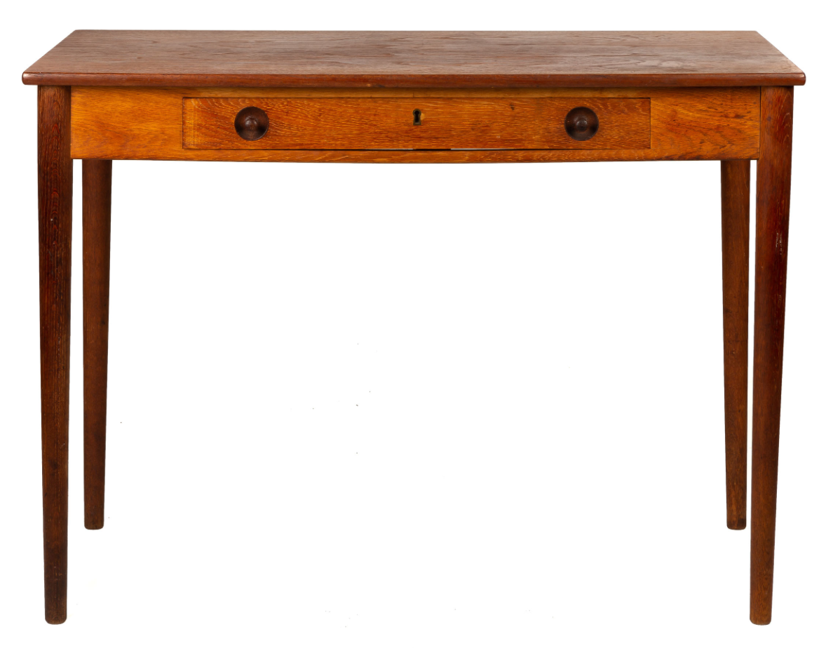 A Teak and Oak Desk