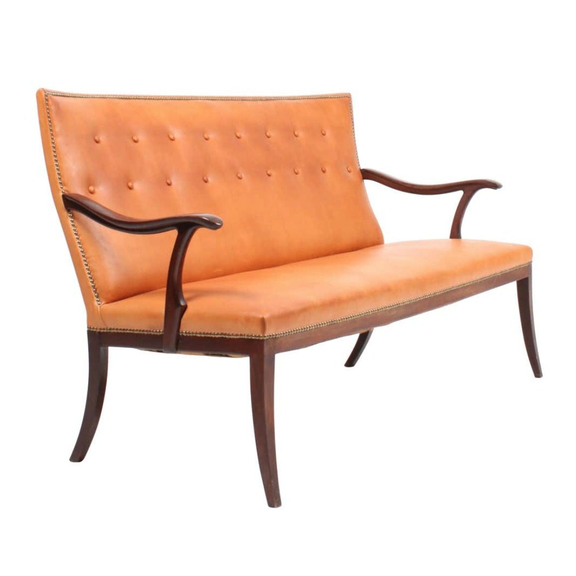 Leather Settee