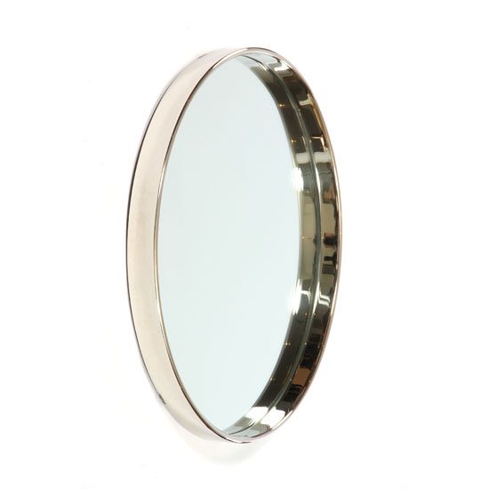 Original 46.5" Round Mirror in Stainless Steel