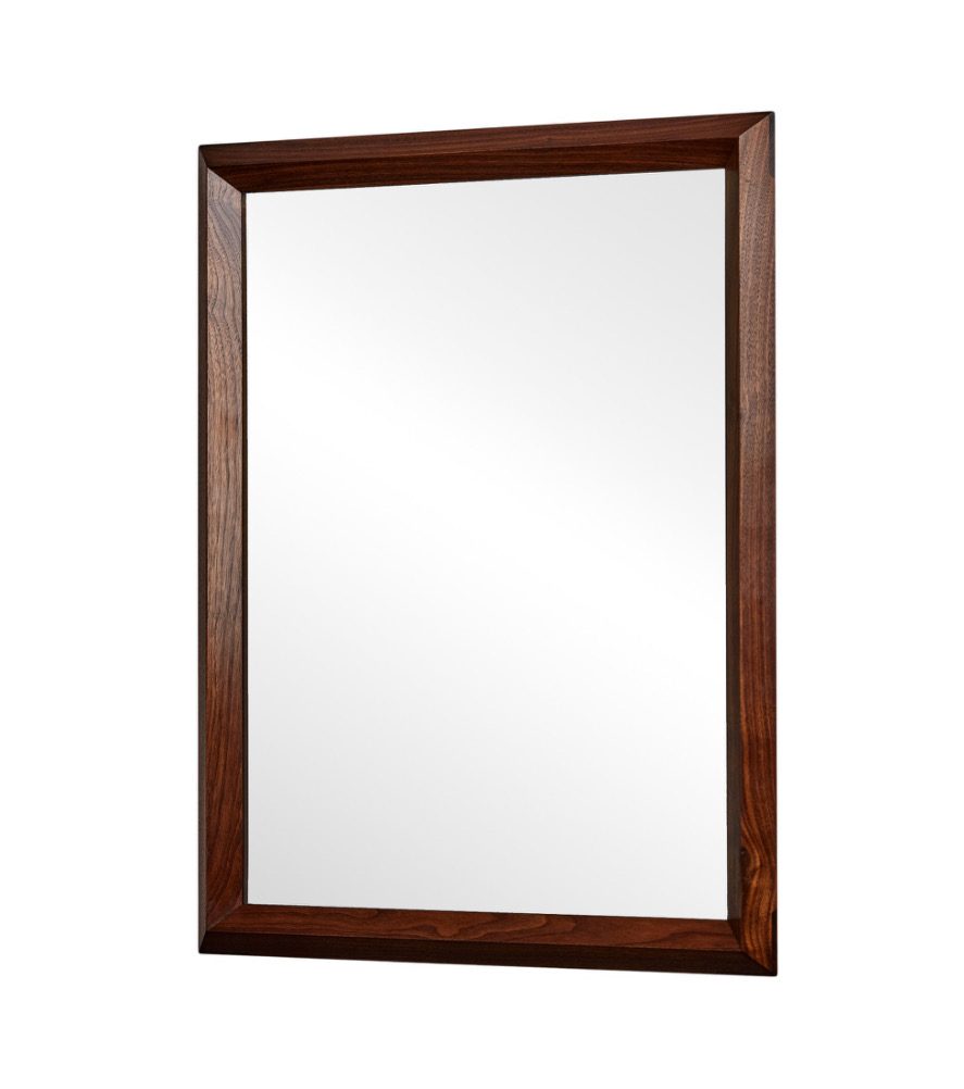 'Outside Frame' Mirror in Walnut