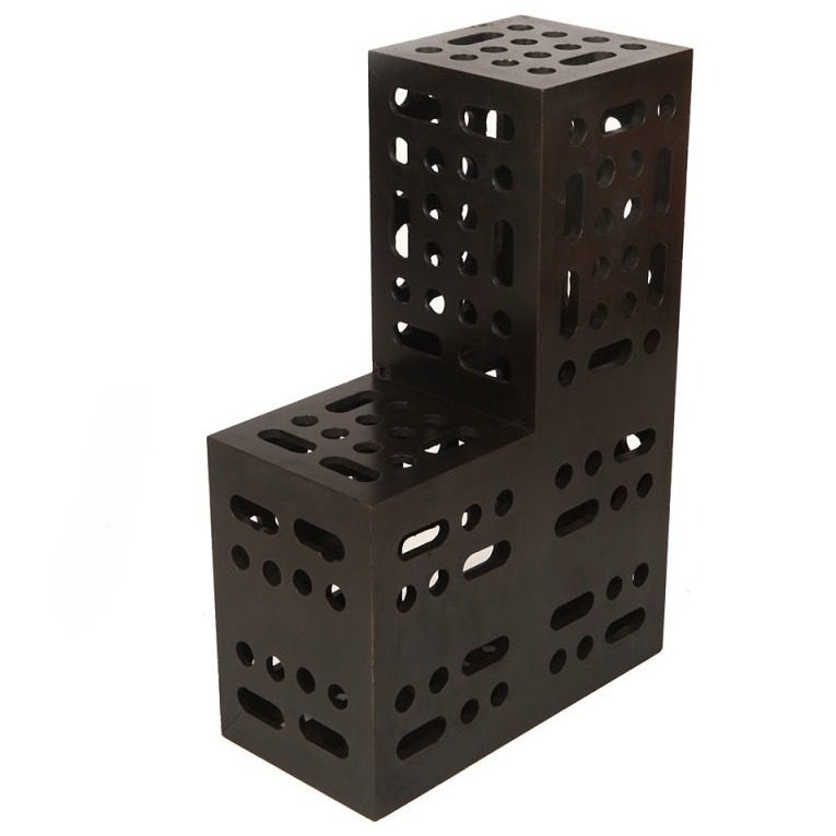 Cast Iron Machinist's Step Block End Table