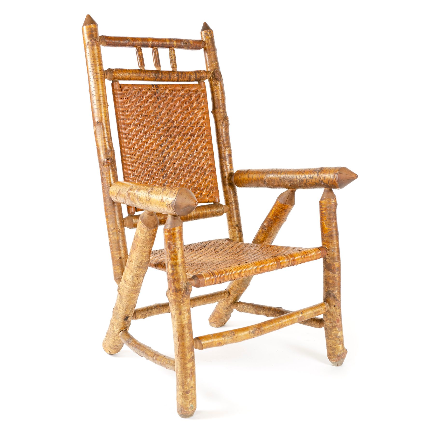 Grand Scale Silver Birch Armchair