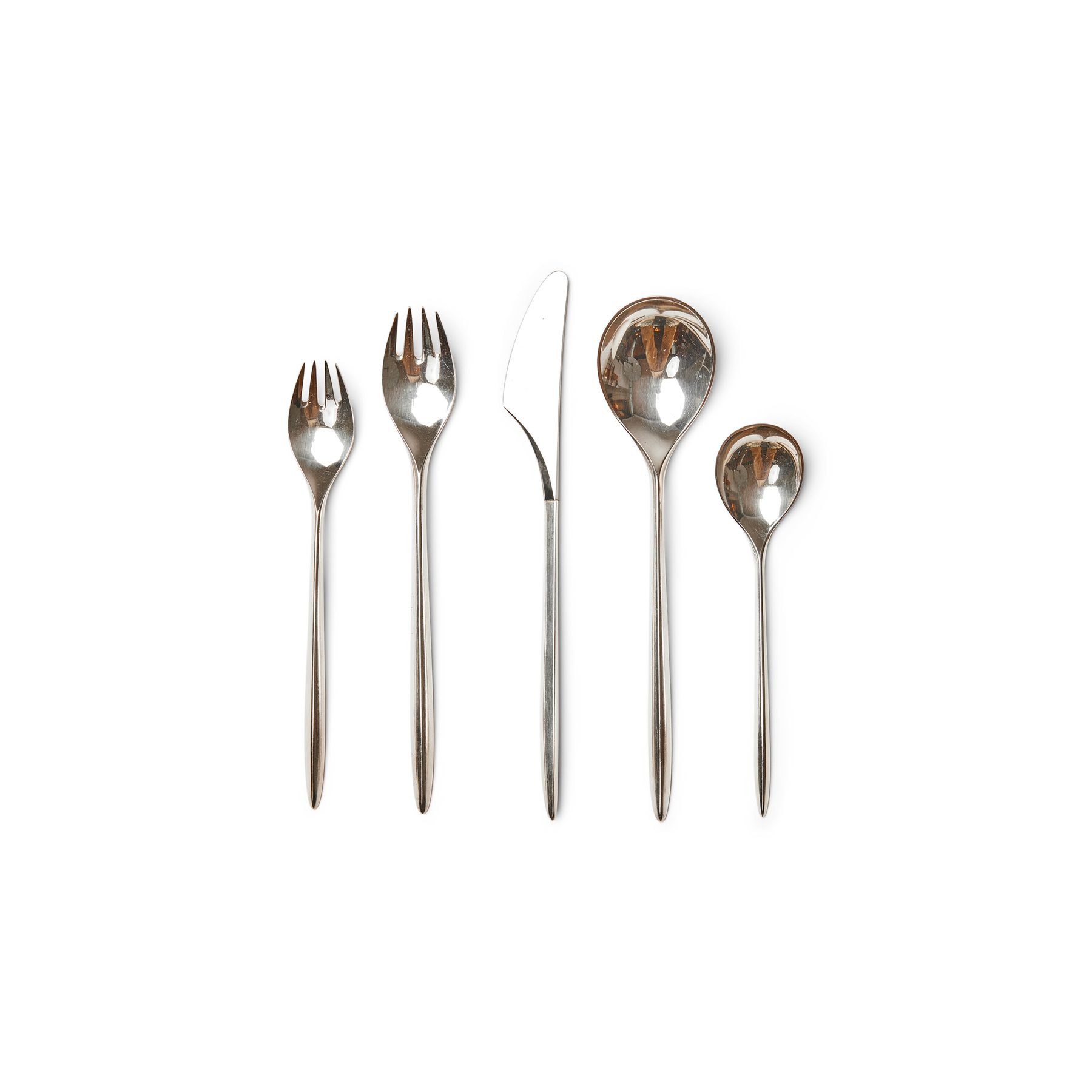 'Trinita' Sterling Silver Flatware Service for 12