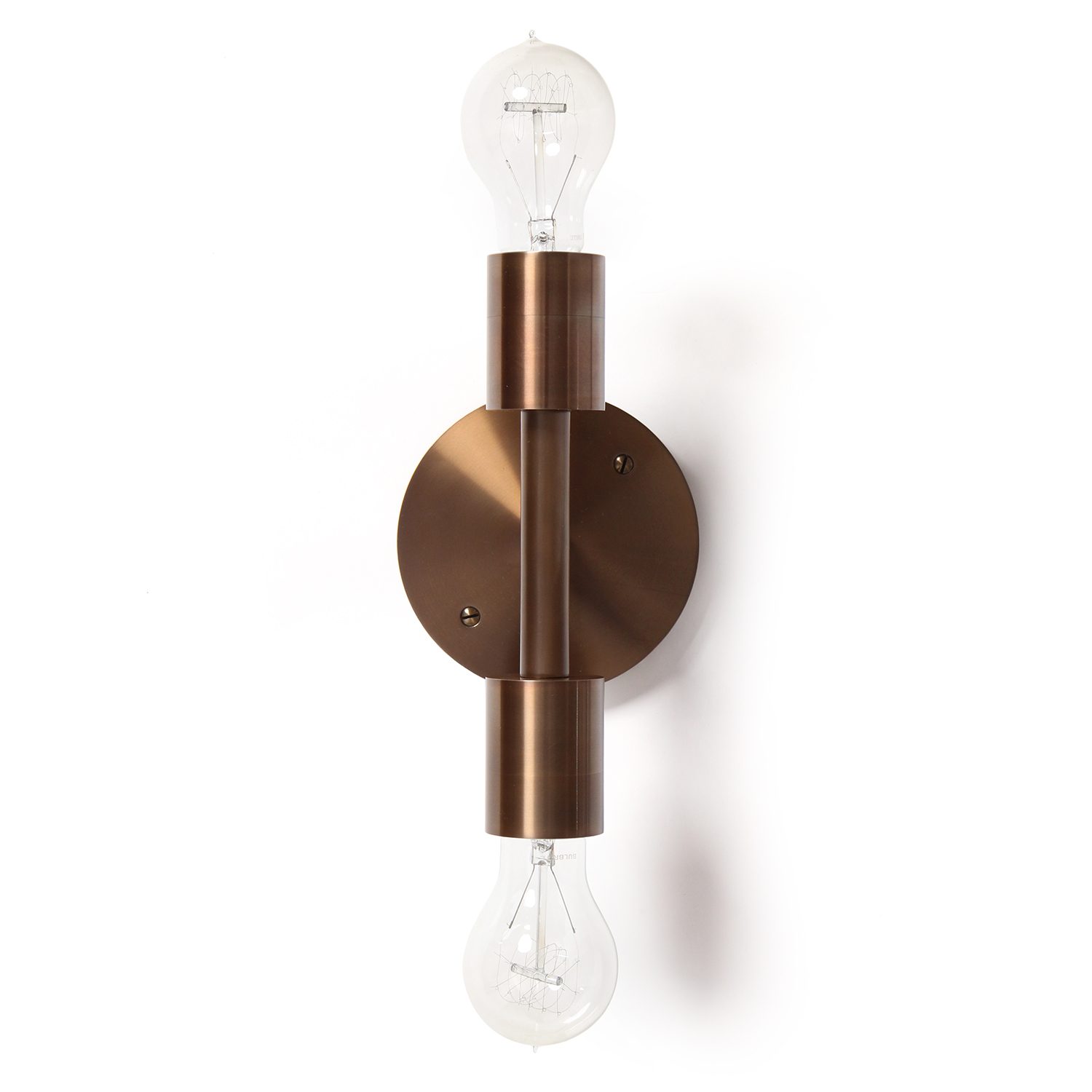Bronze Double Wall Light Fixture