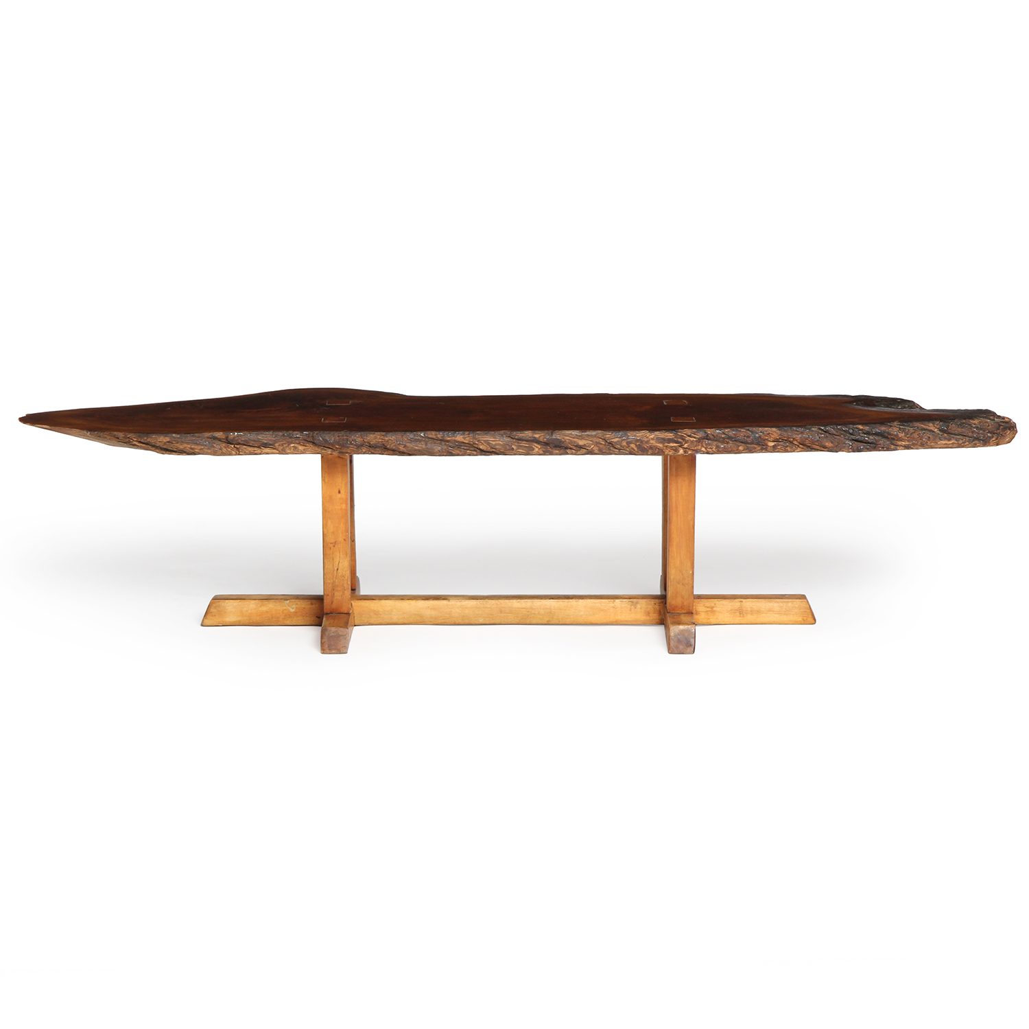Low Table with Live Edge Top