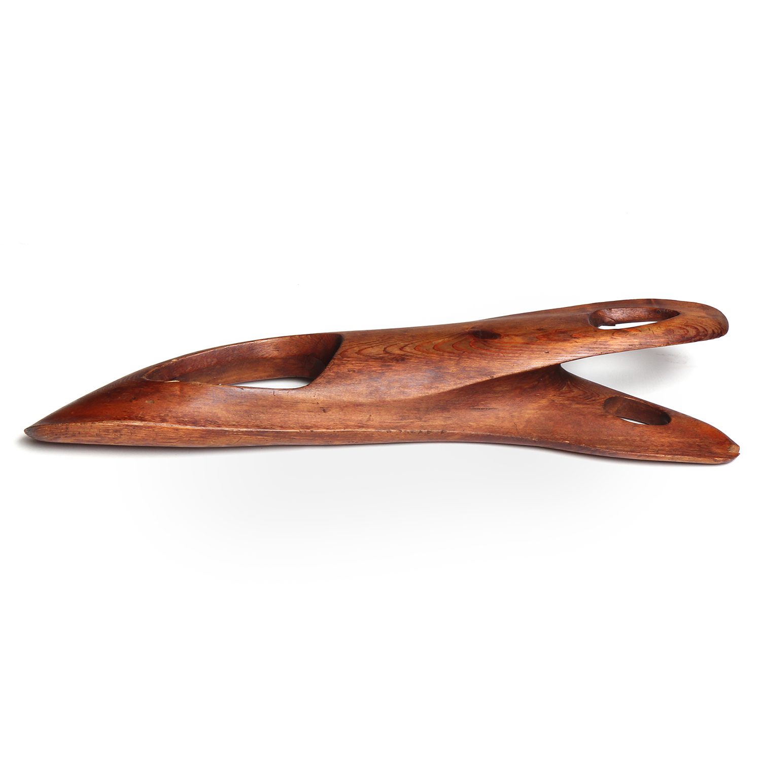 Organic Carved Pine Sculpture