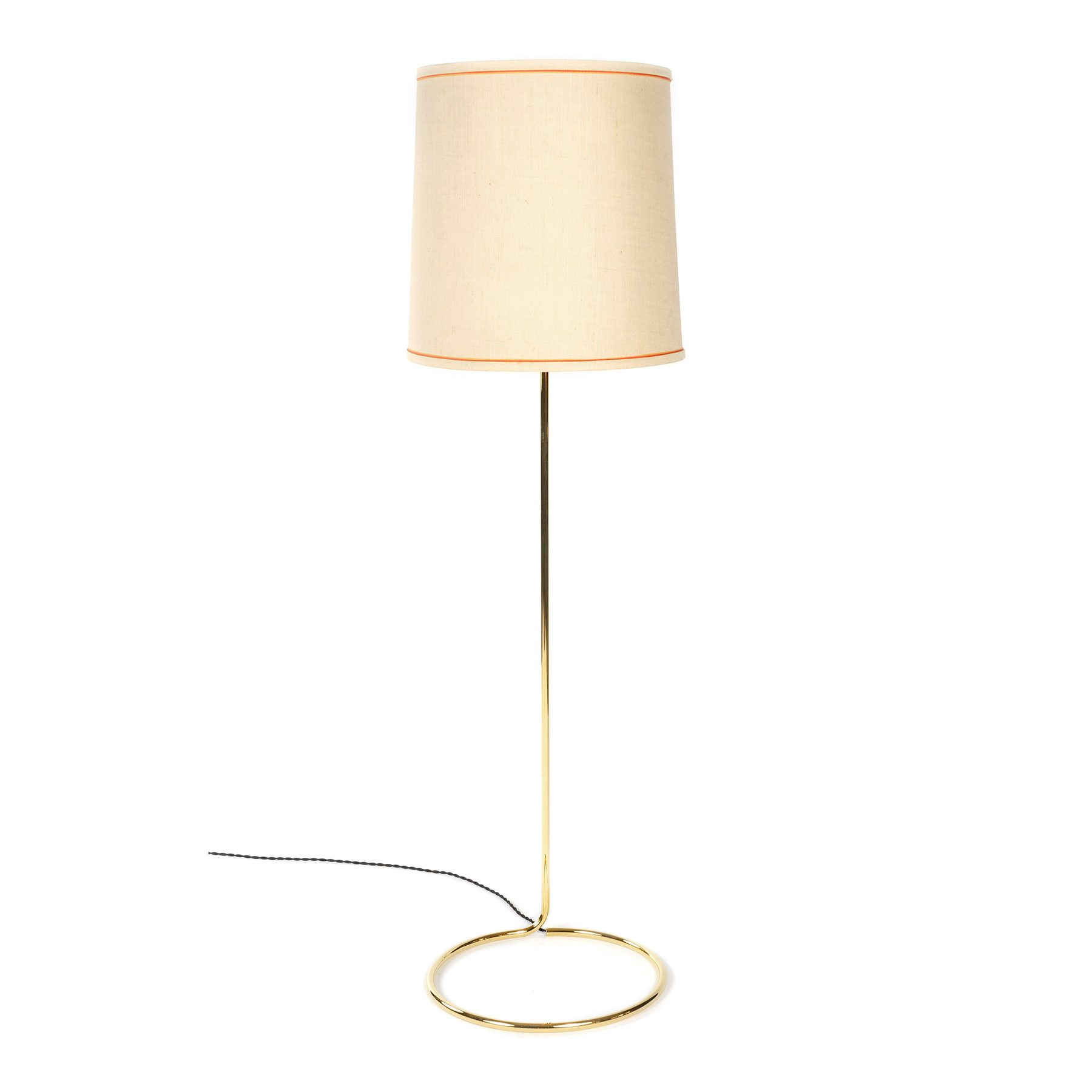 'Rope' Floor Lamp in Polished Bronze