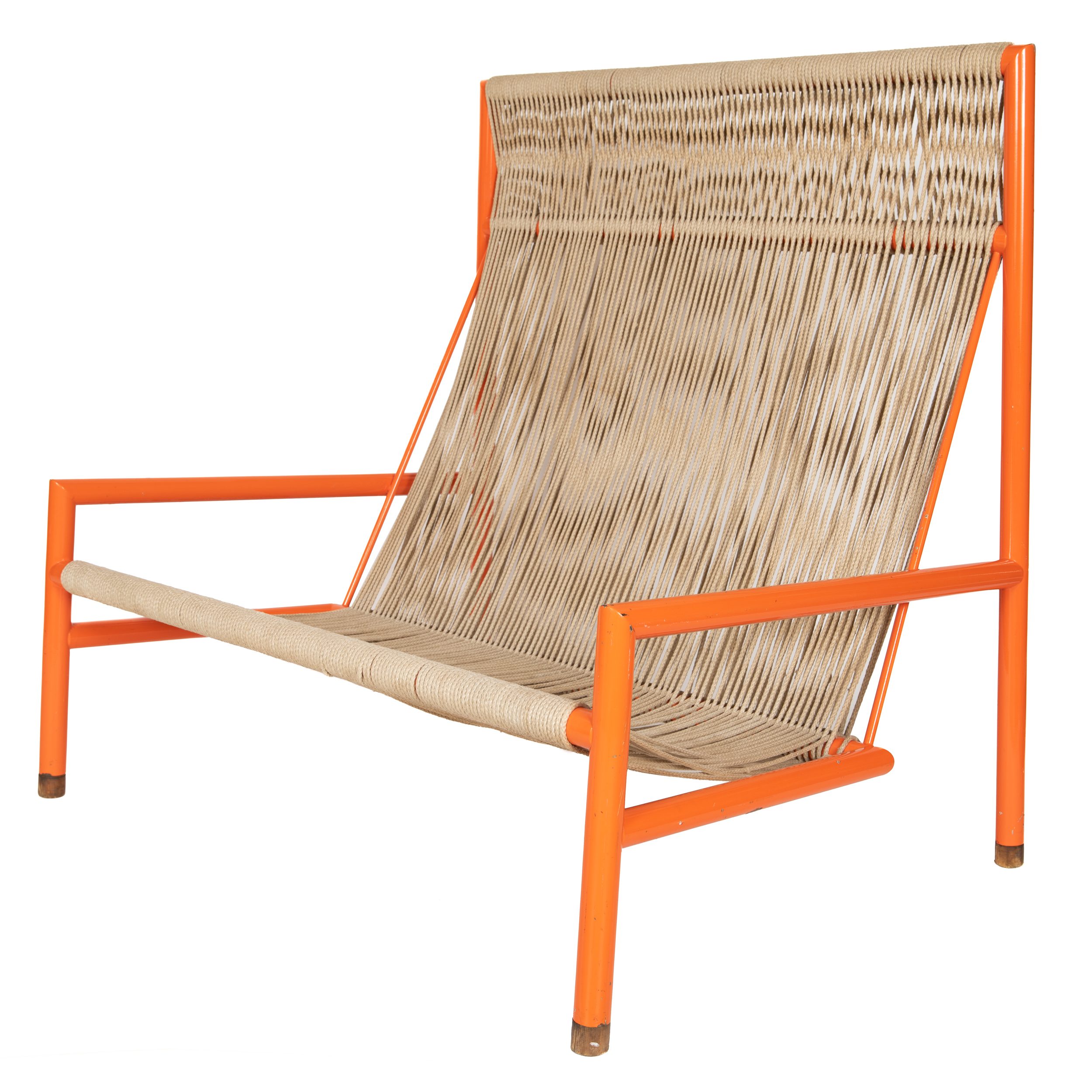 Steel frame flag halyard seated highback settee