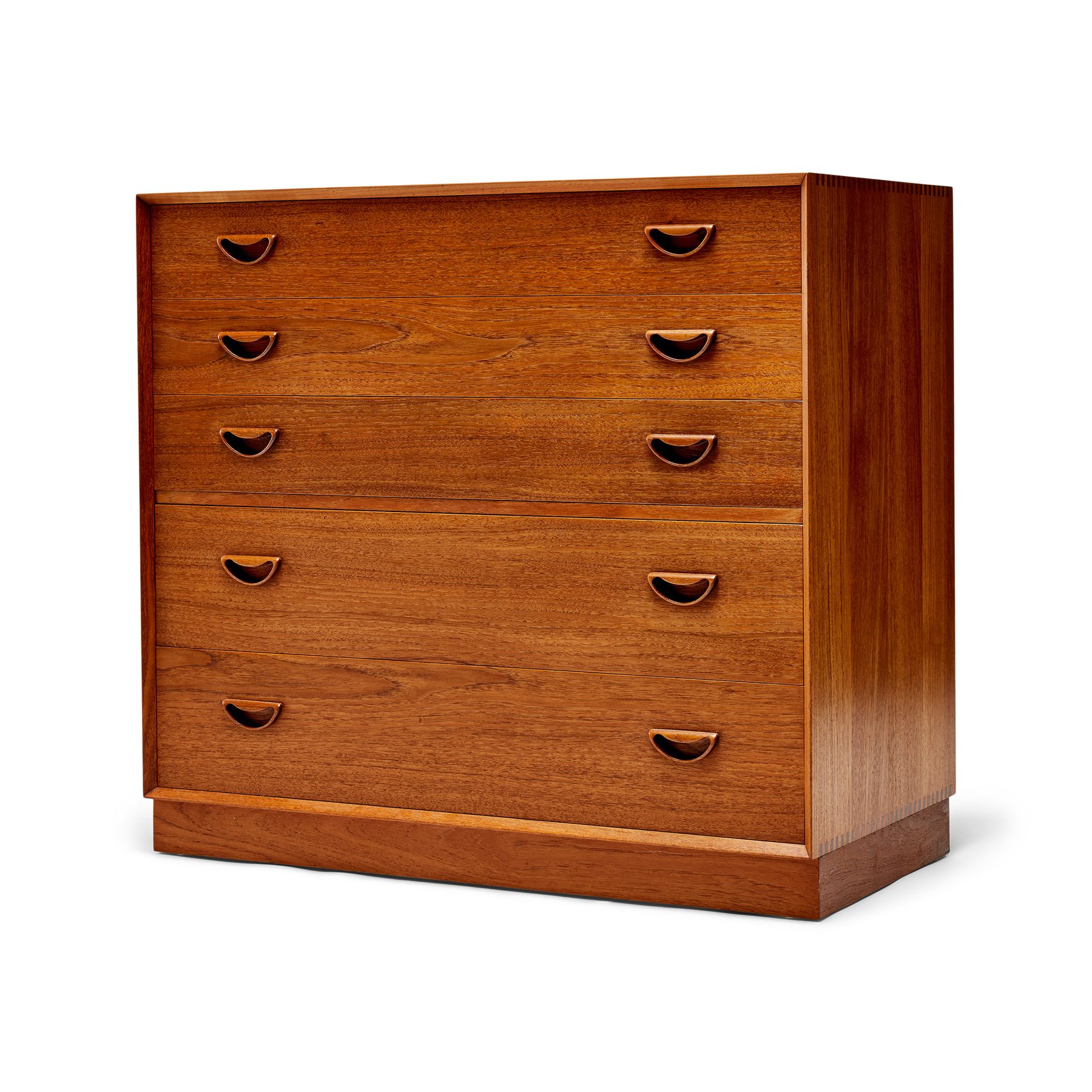 Five Drawer Cabinet In Solid Teak